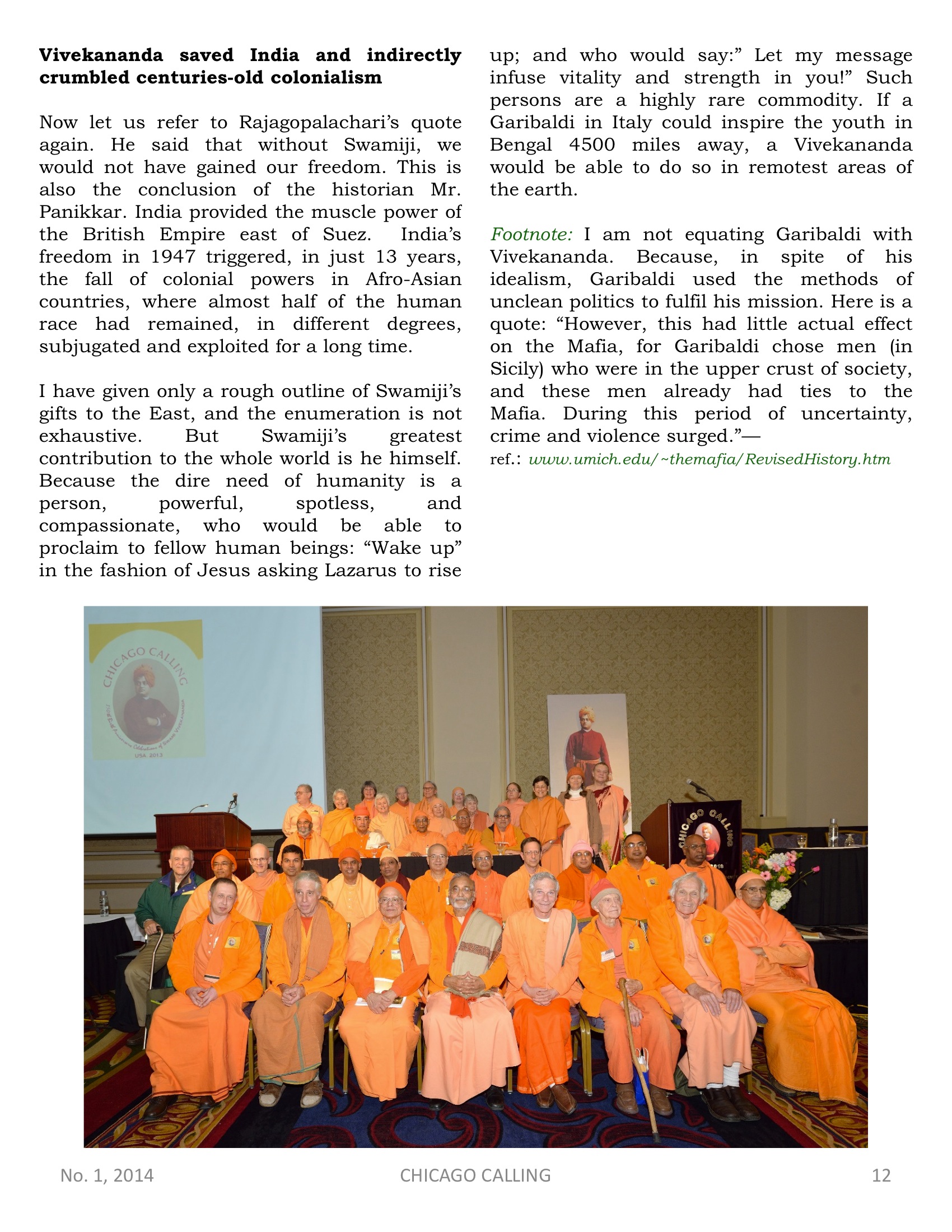 Chicago Calling ezine
