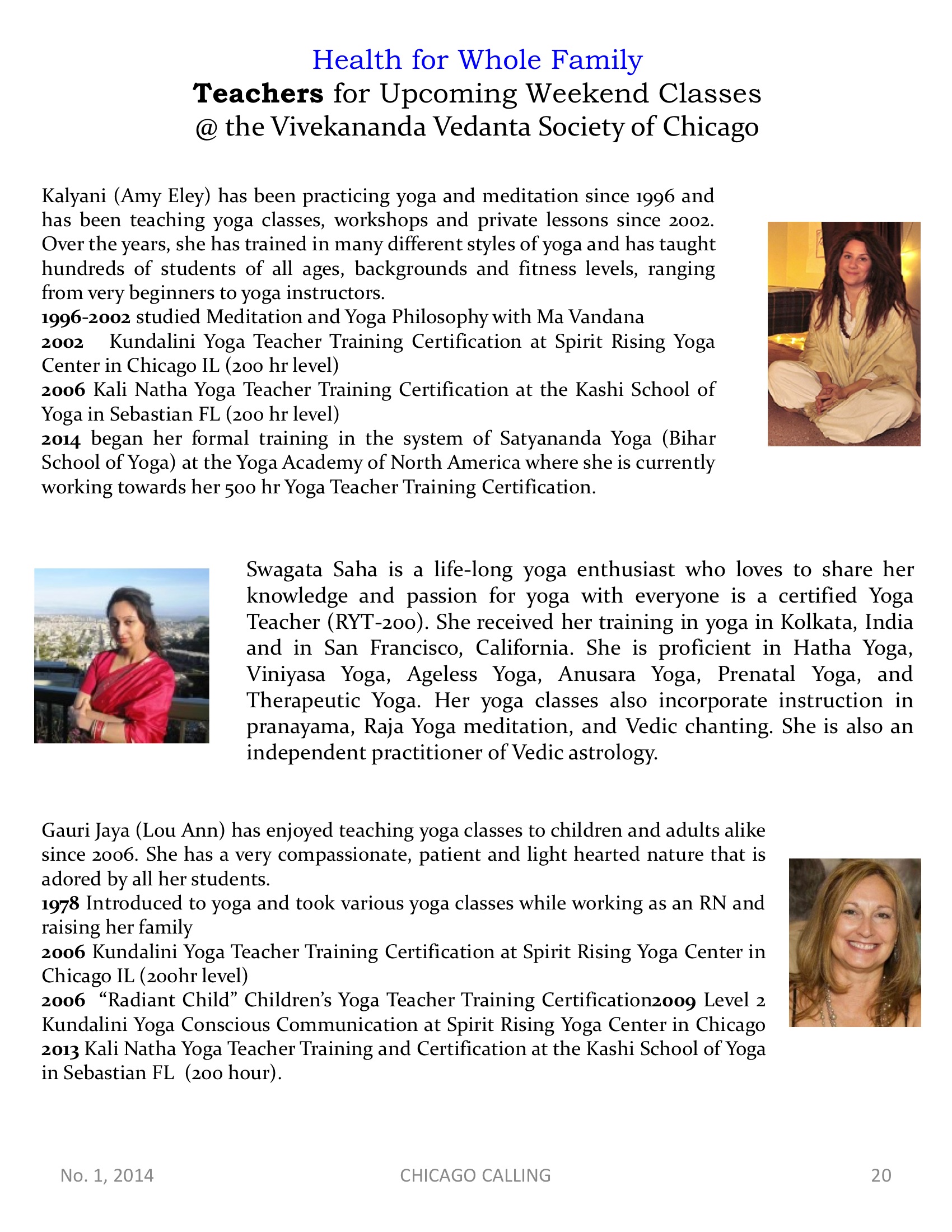 Chicago Calling ezine