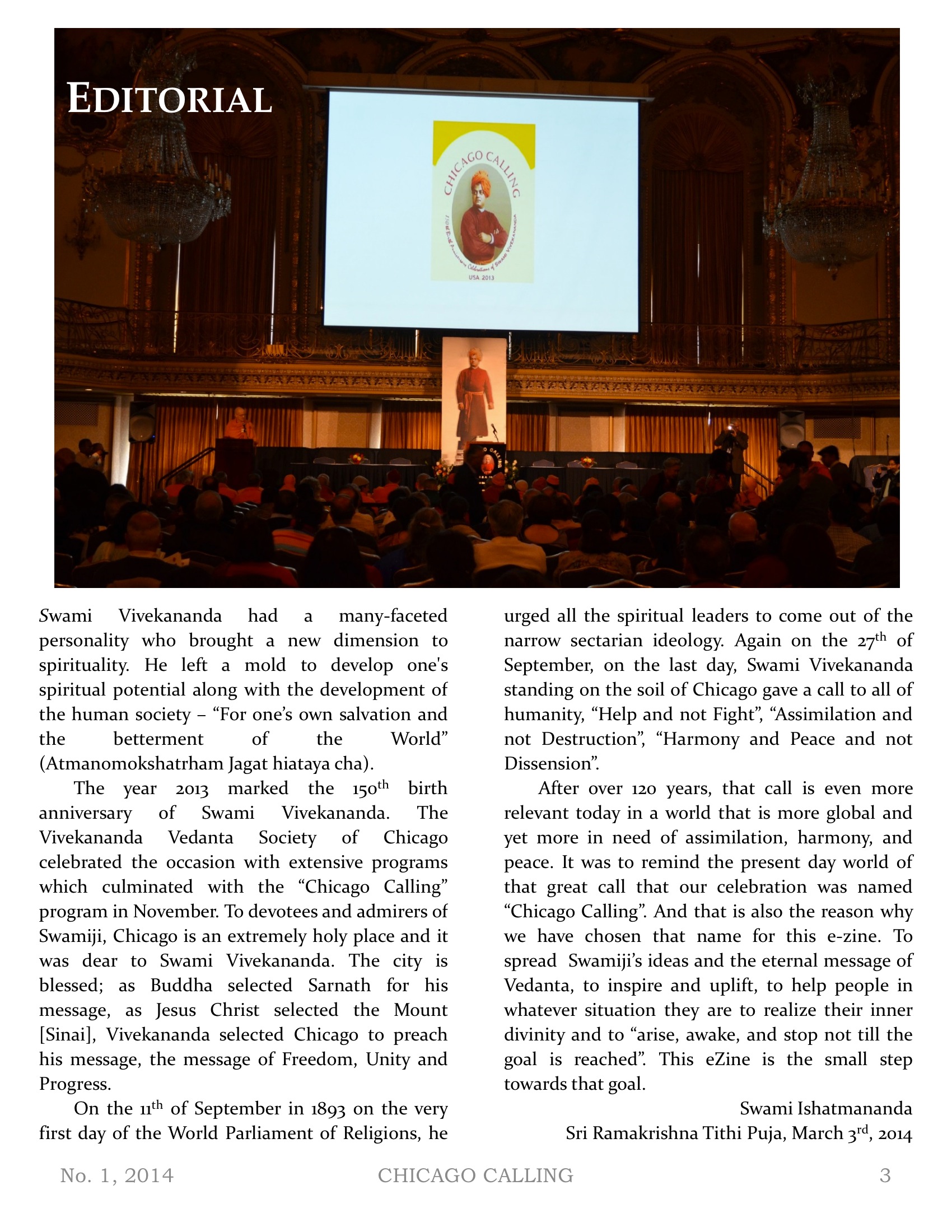 Chicago Calling ezine