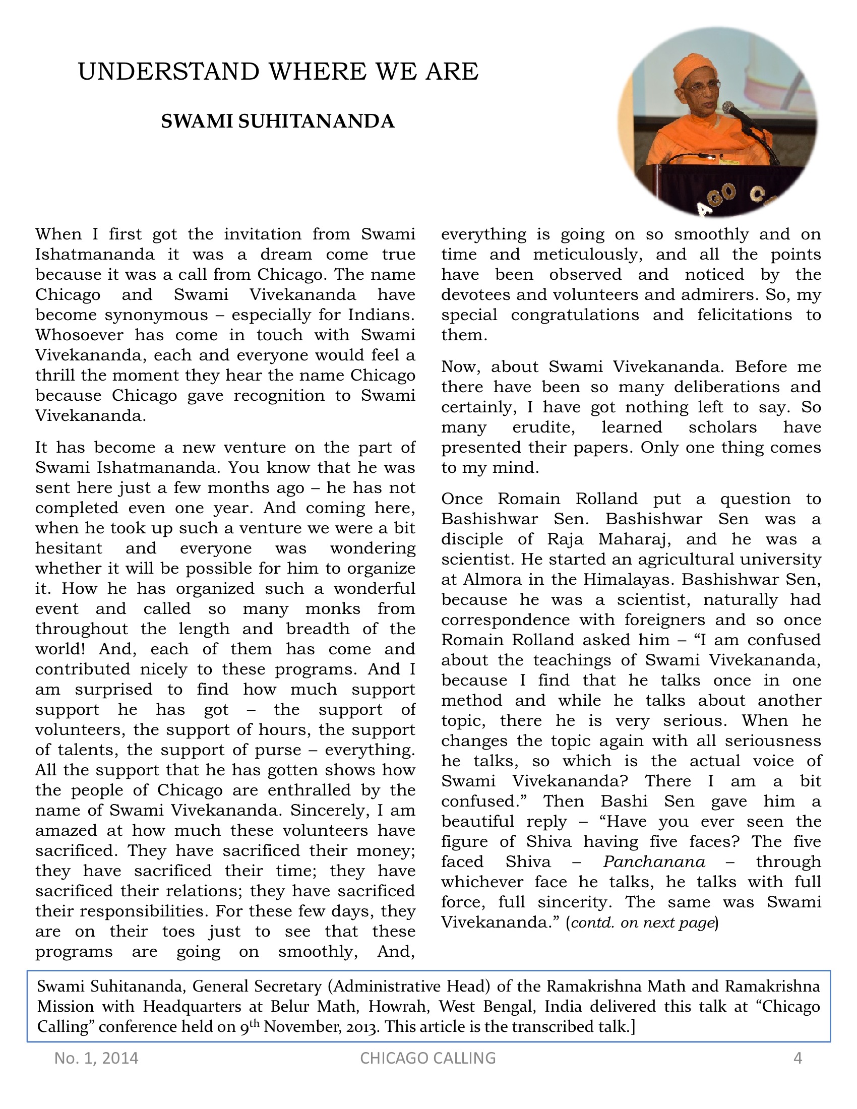 Chicago Calling ezine