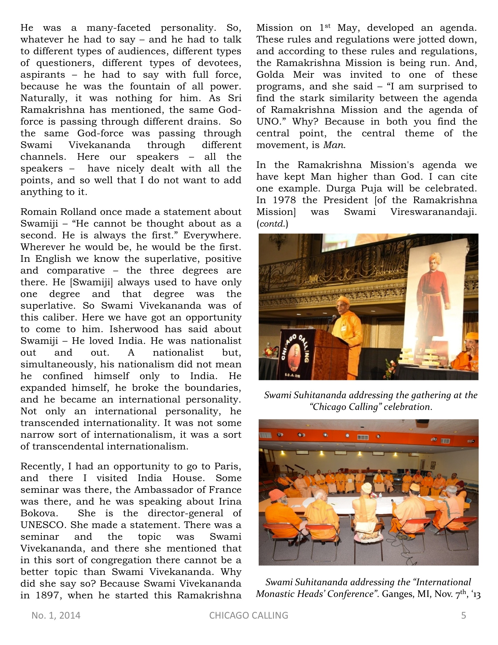 Chicago Calling ezine