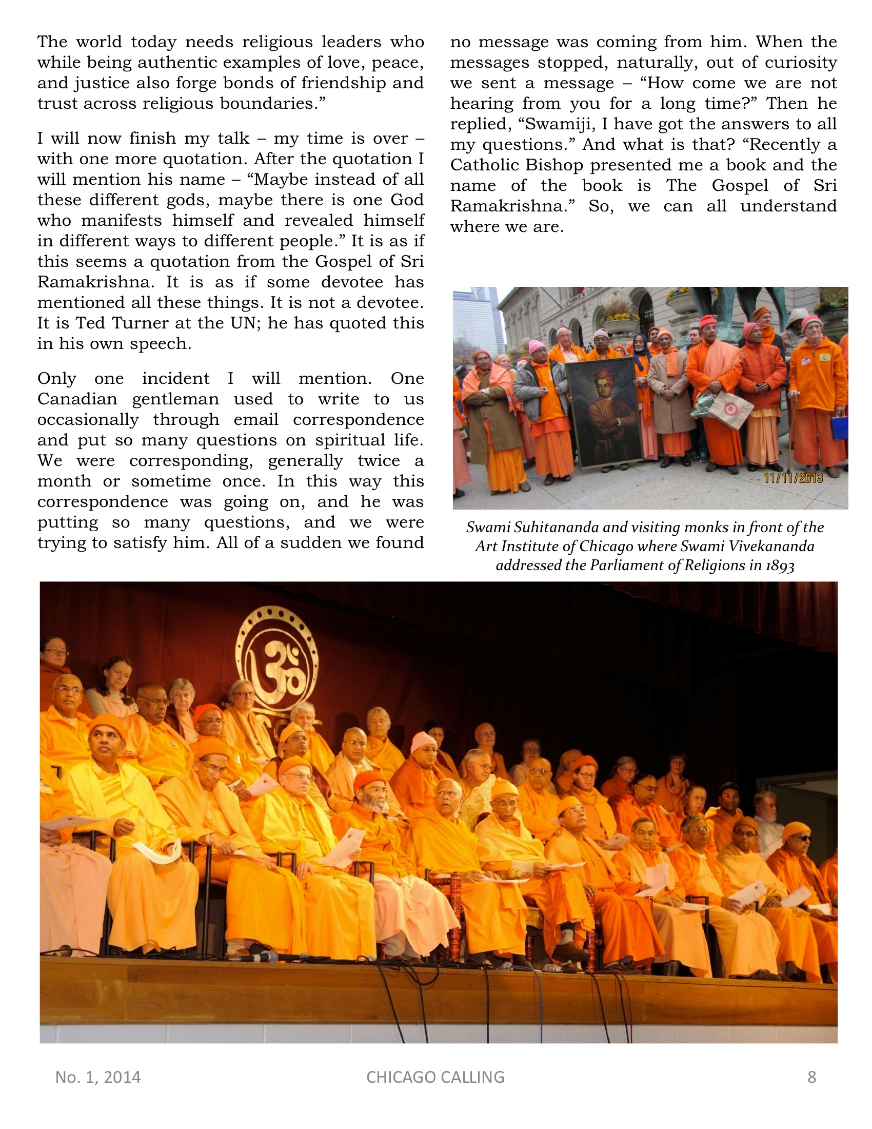 Chicago Calling ezine