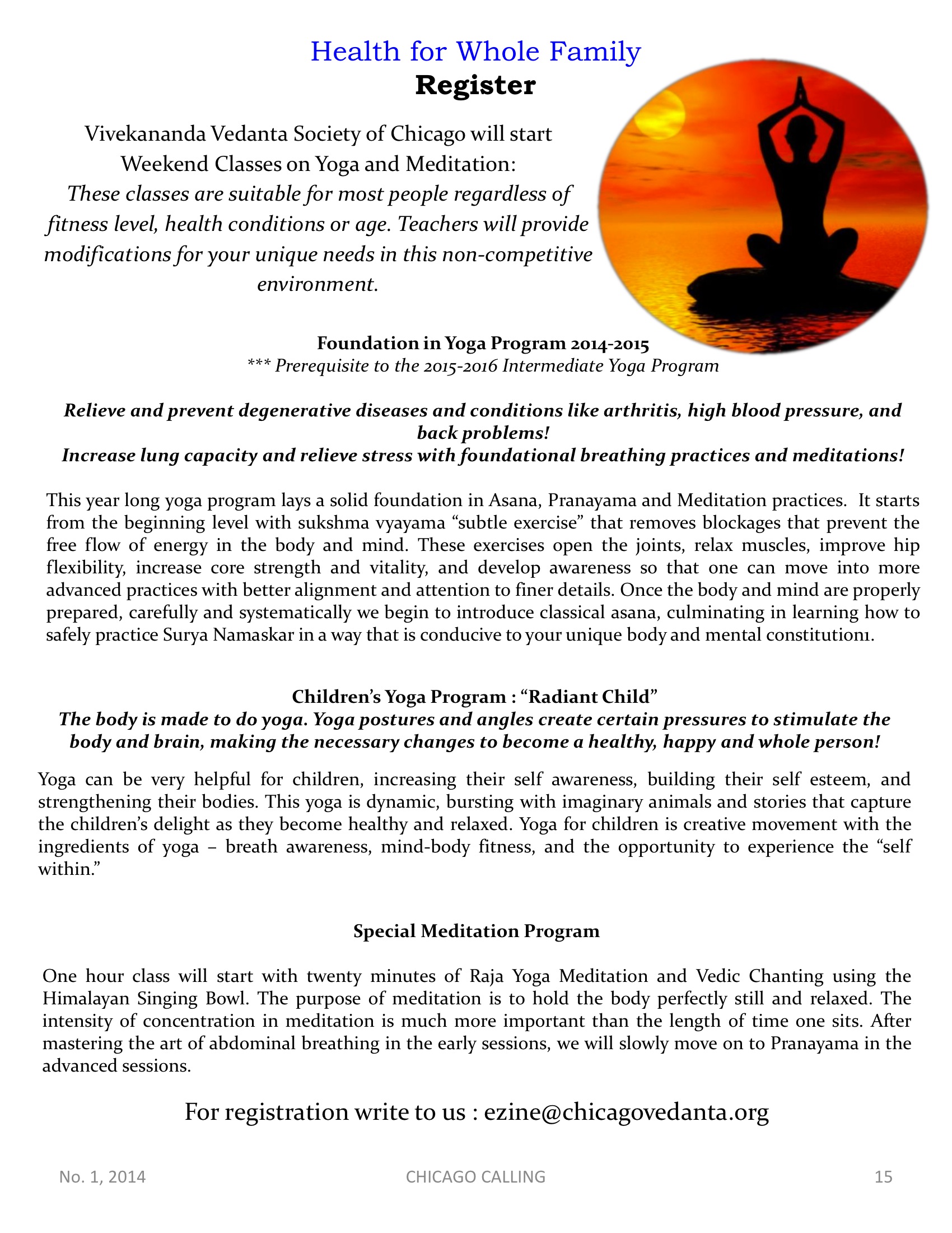 Chicago Calling ezine