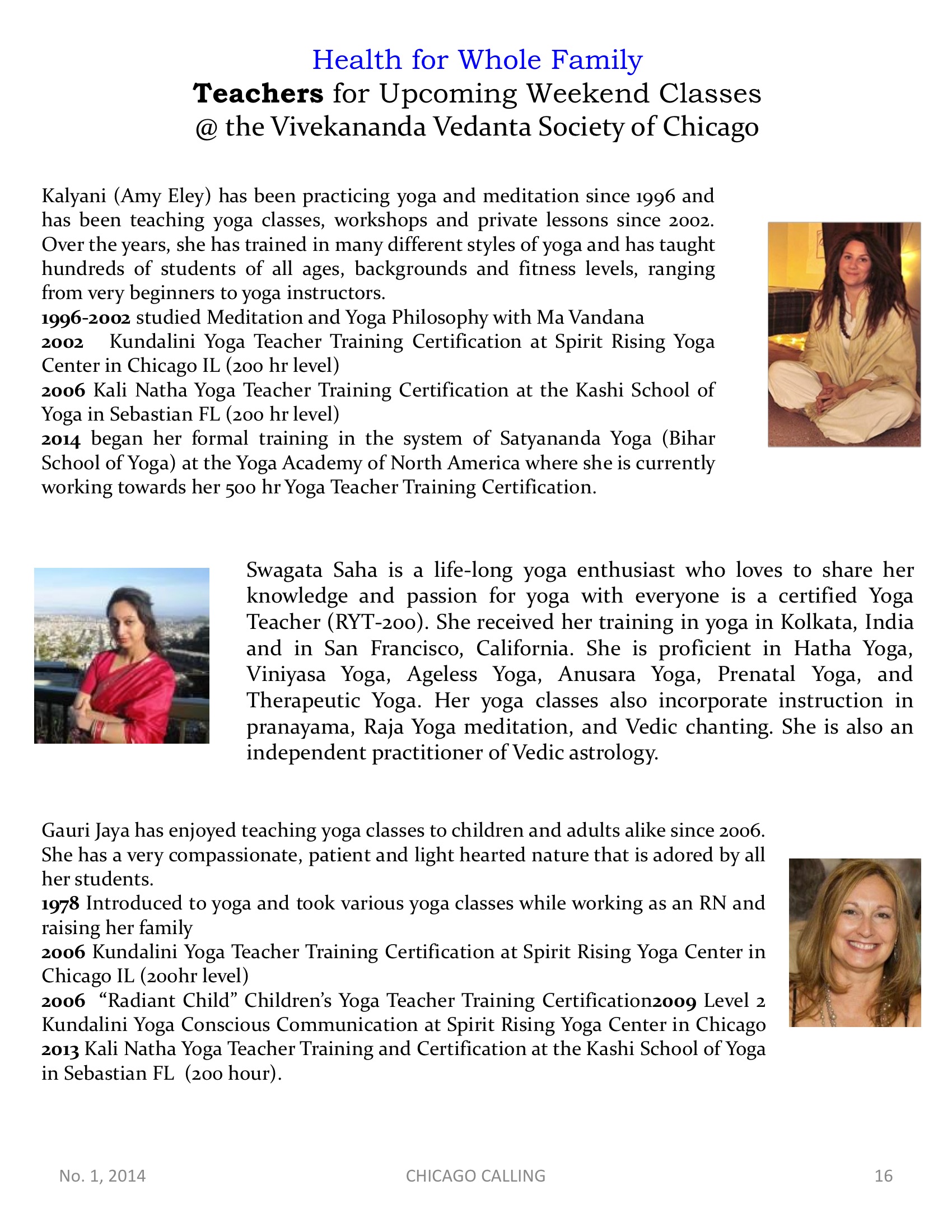 Chicago Calling ezine