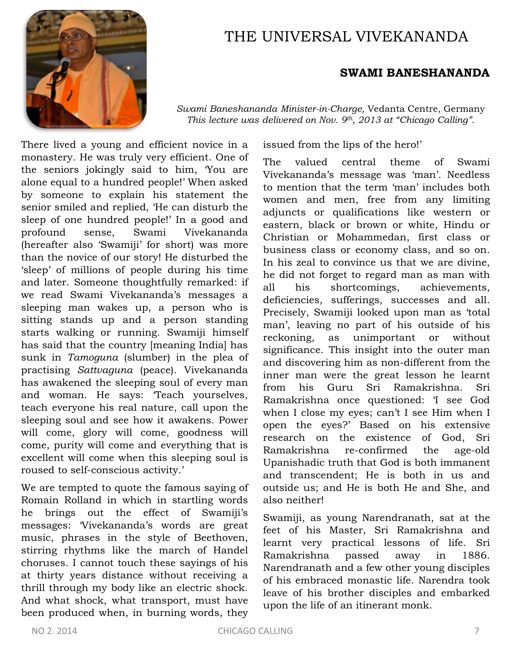 Chicago Calling ezine