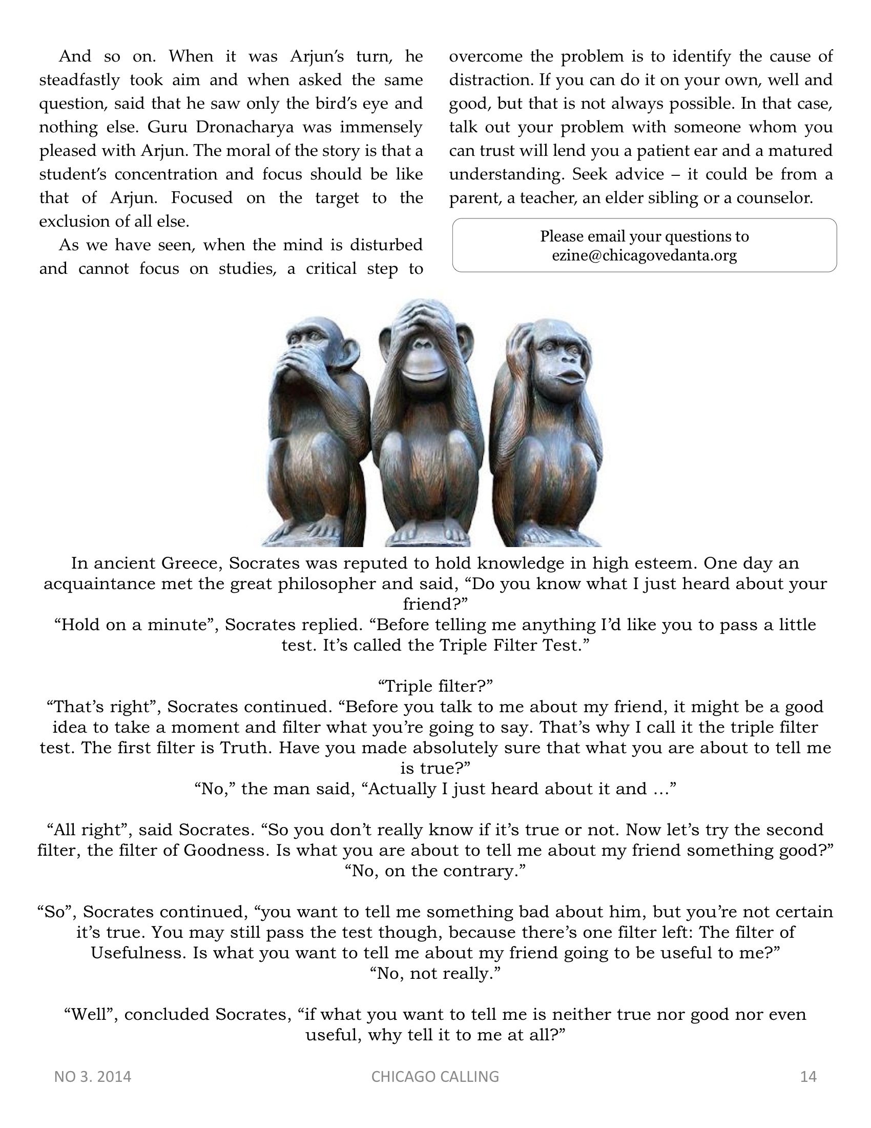 Chicago Calling ezine