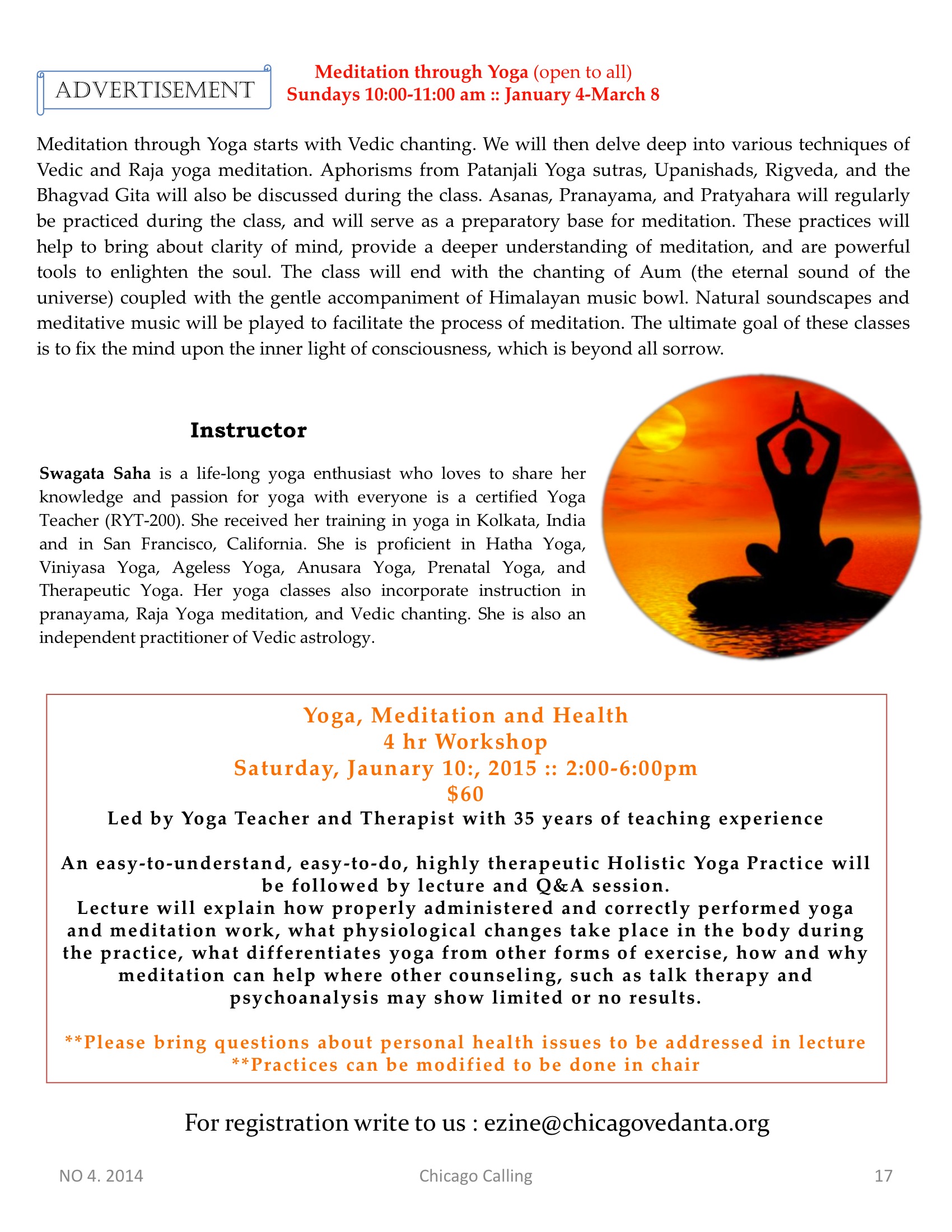 Chicago Calling ezine