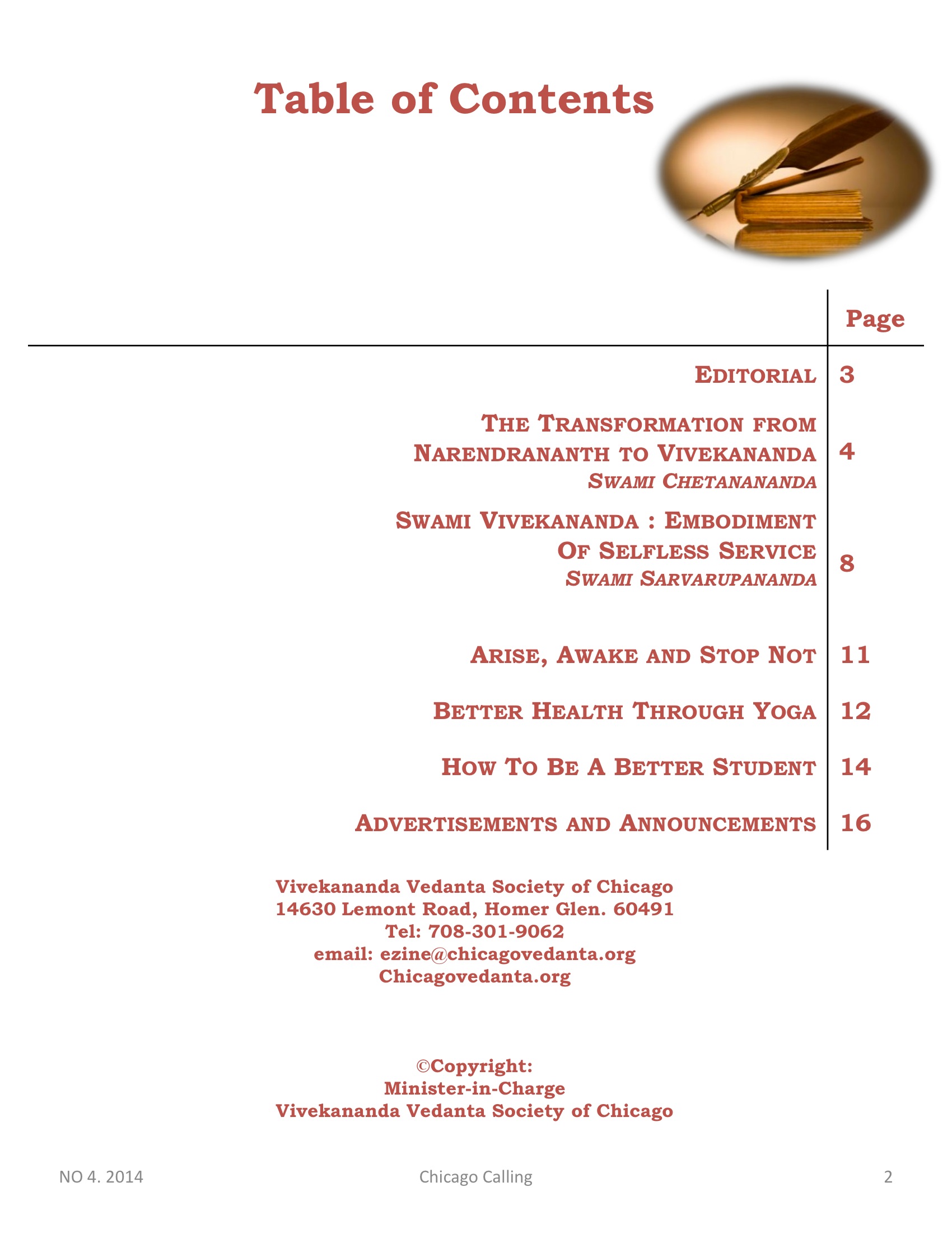 Chicago Calling ezine