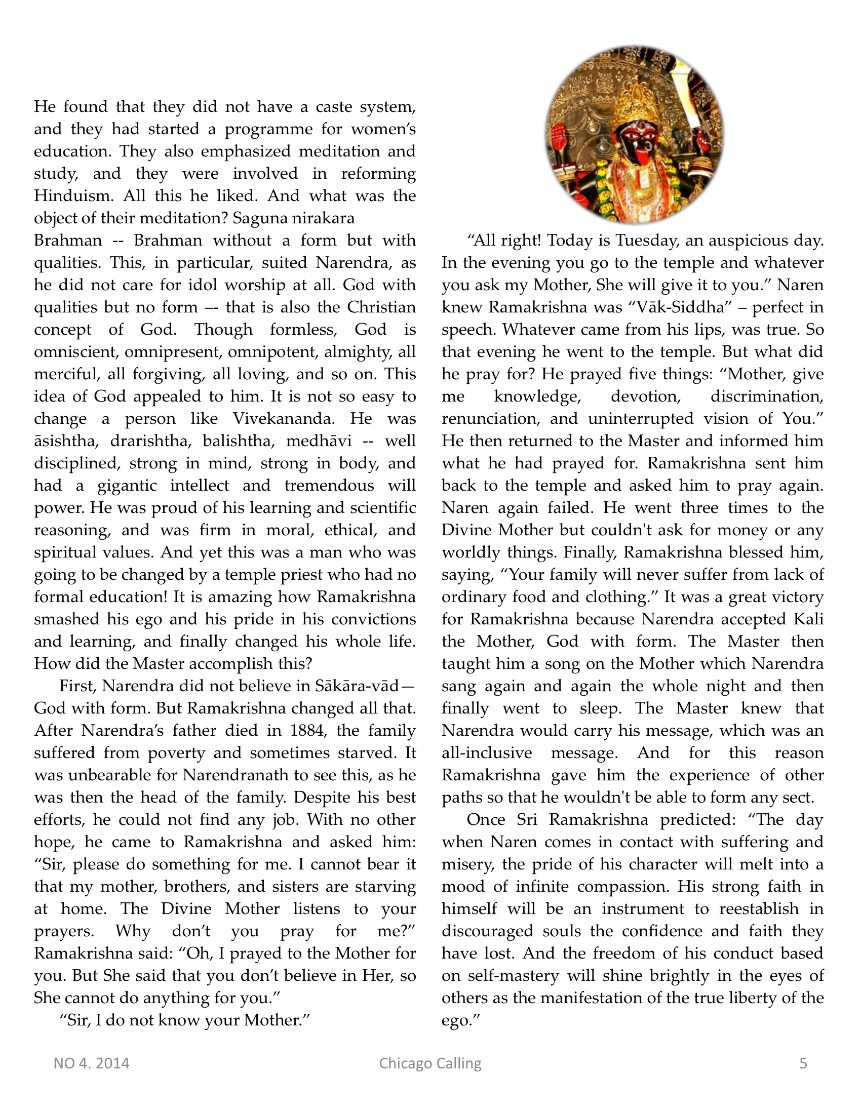 Chicago Calling ezine