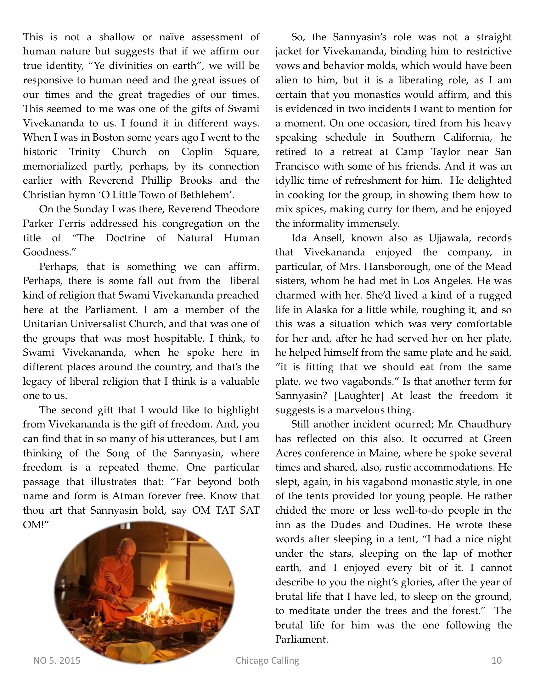 Chicago Calling ezine