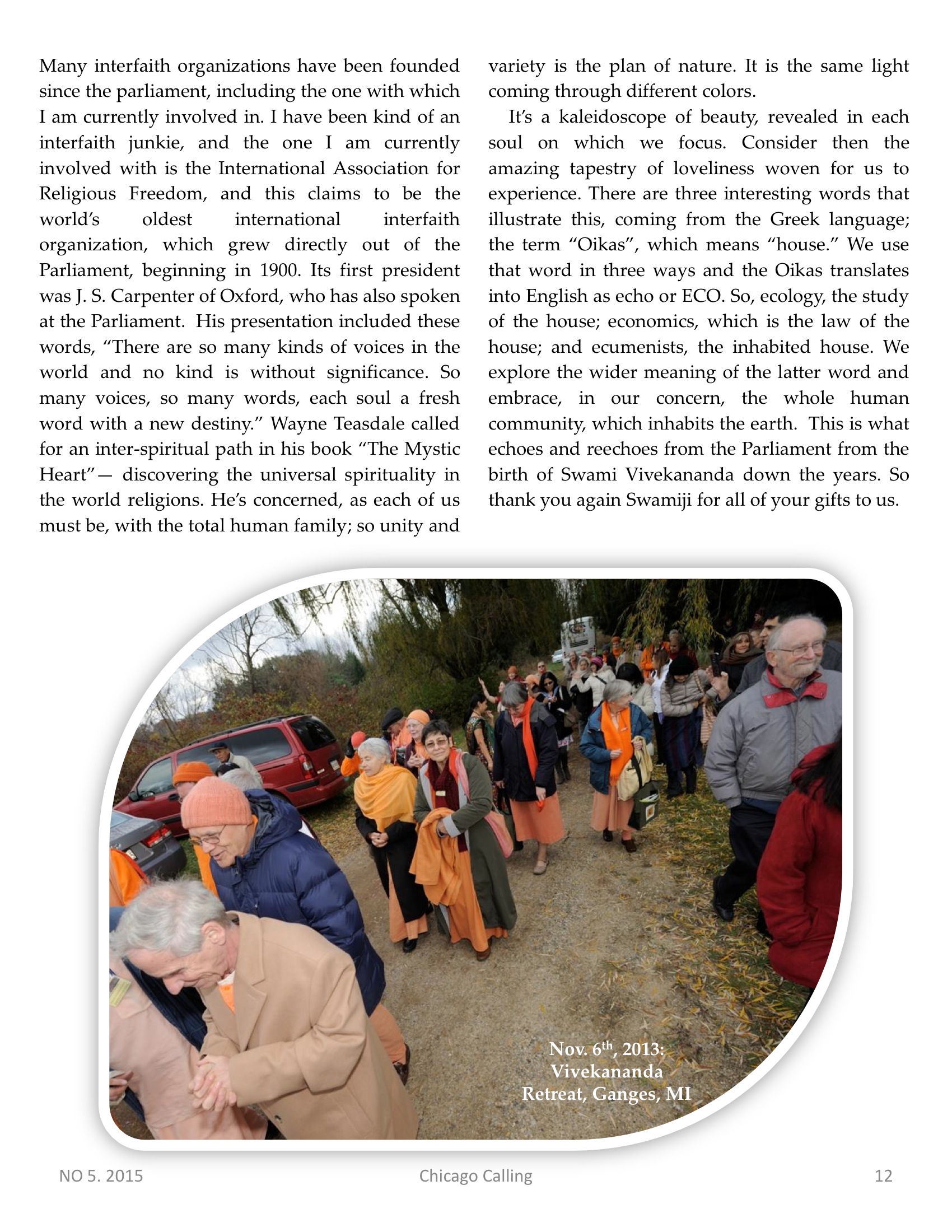 Chicago Calling ezine