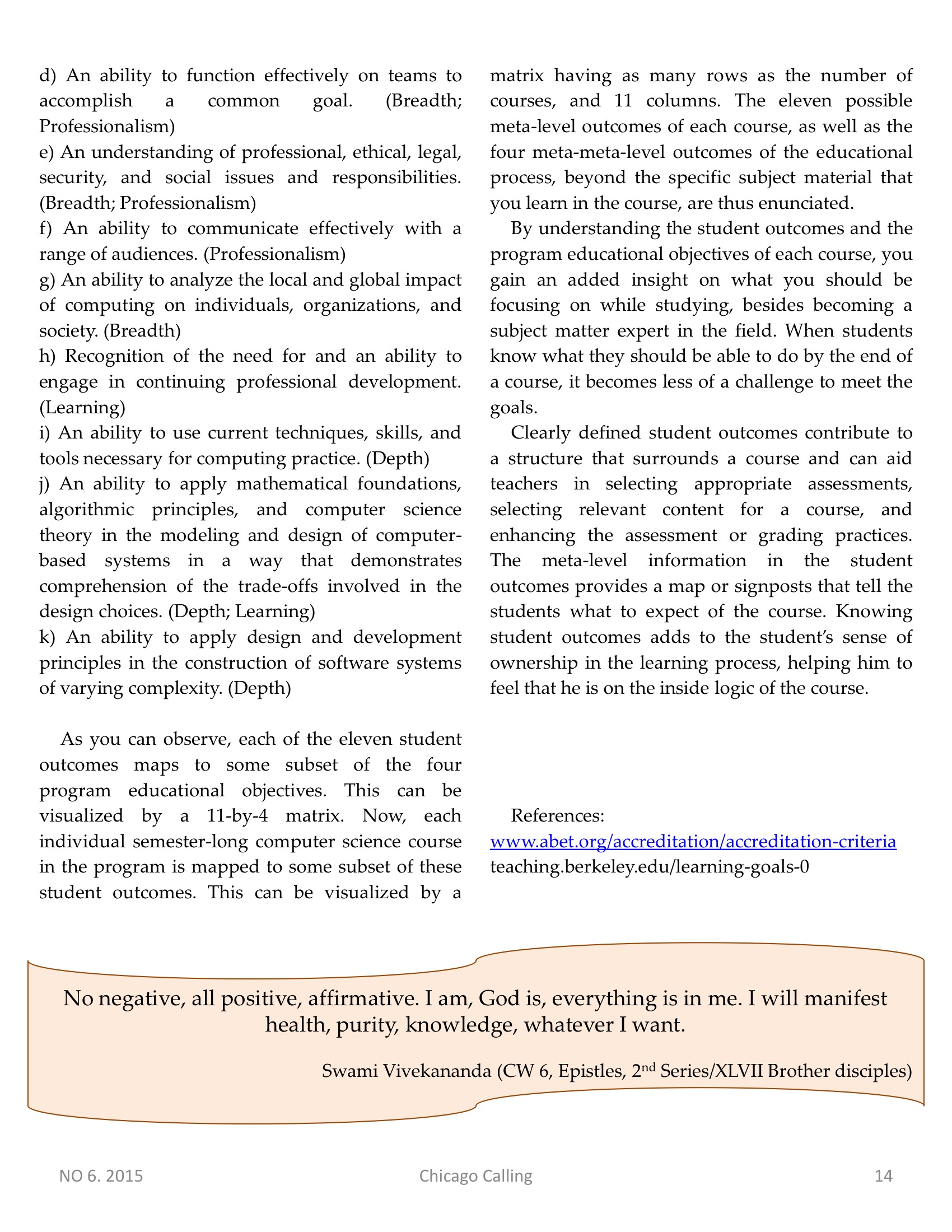 Chicago Calling ezine