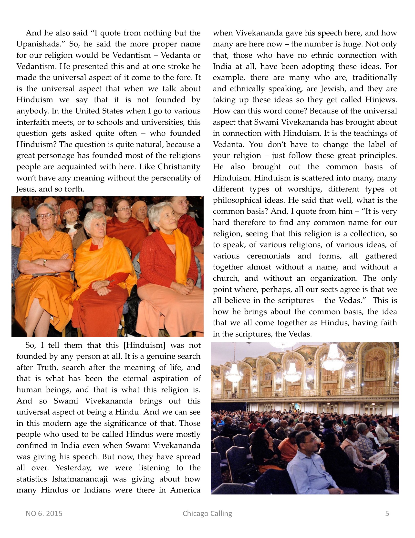 Chicago Calling ezine