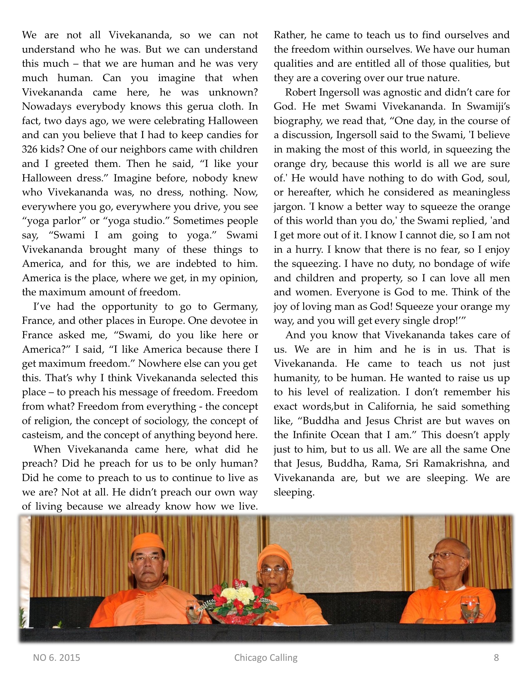 Chicago Calling ezine