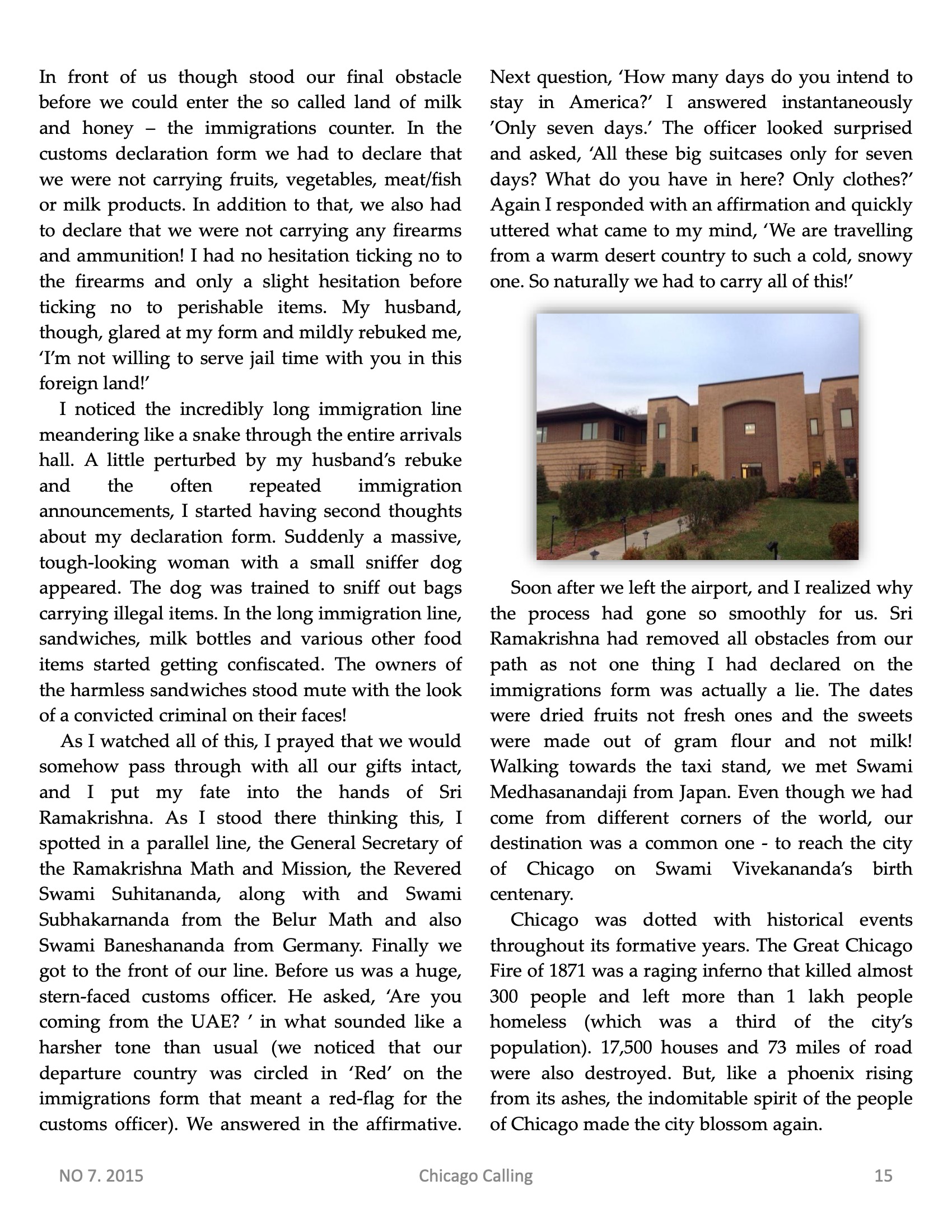Chicago Calling ezine