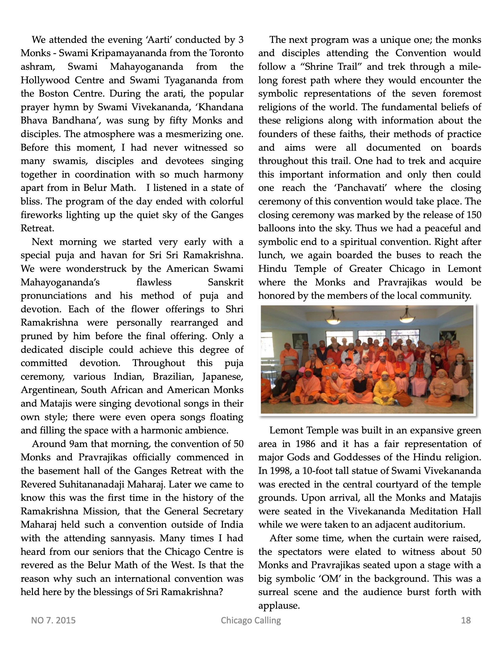 Chicago Calling ezine