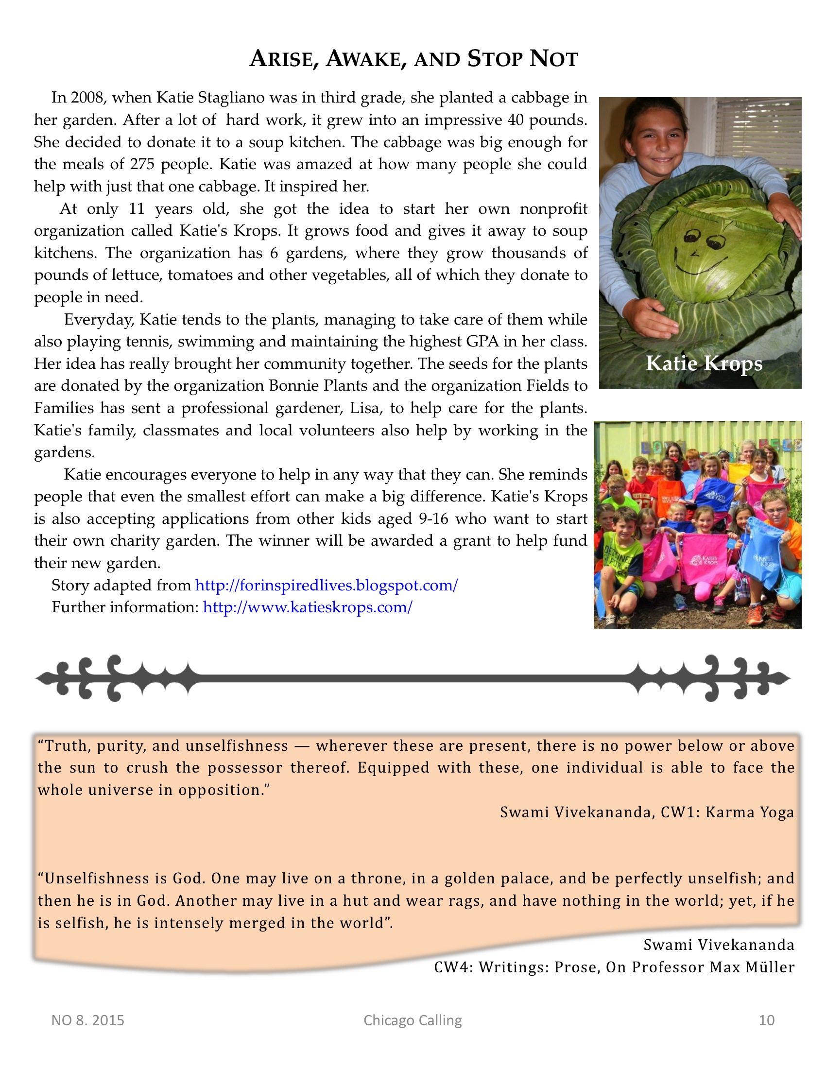 Chicago Calling ezine