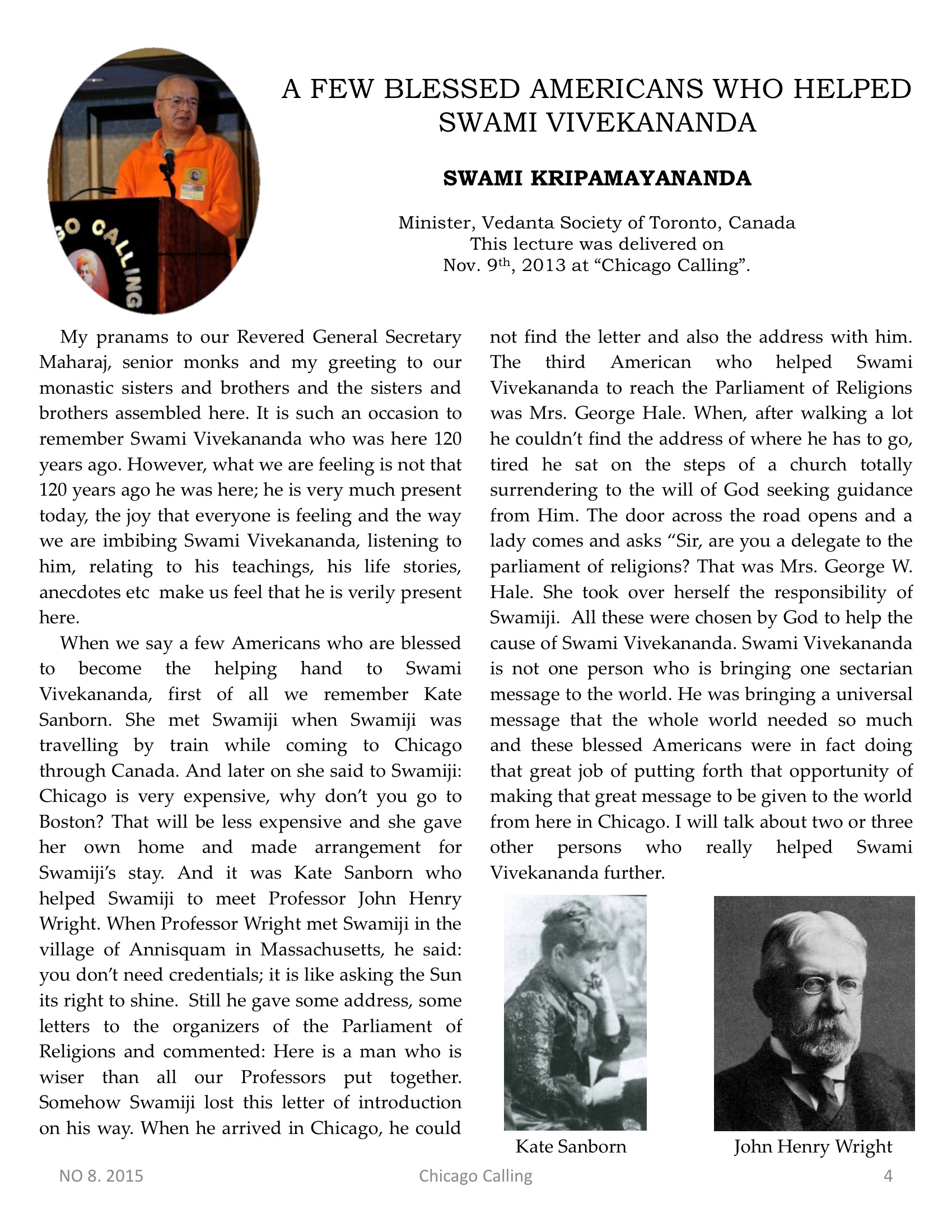 Chicago Calling ezine