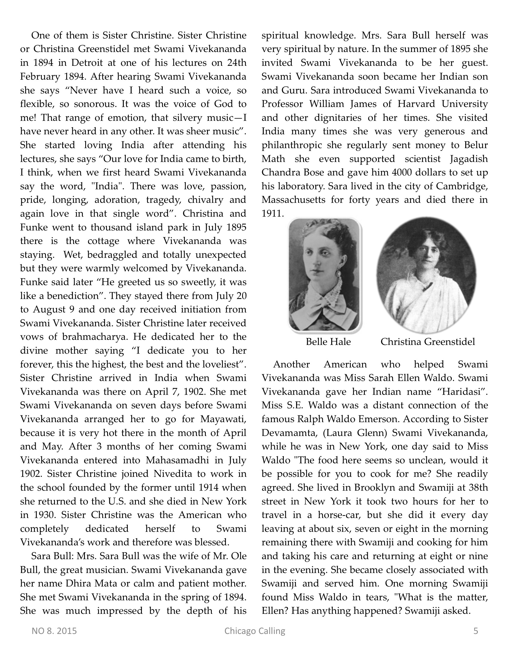 Chicago Calling ezine