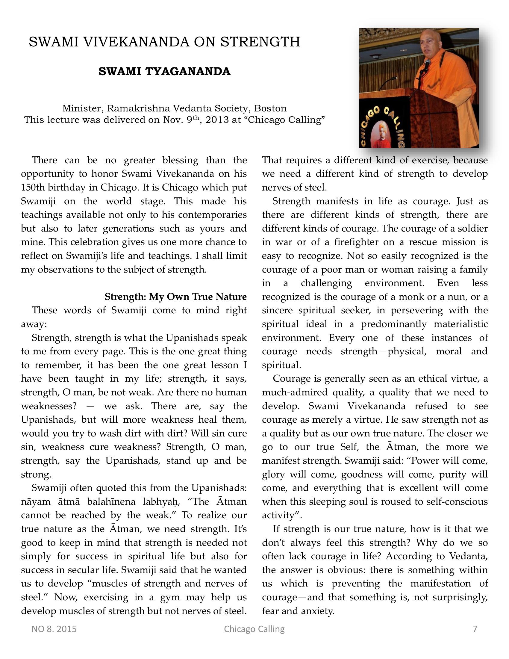Chicago Calling ezine