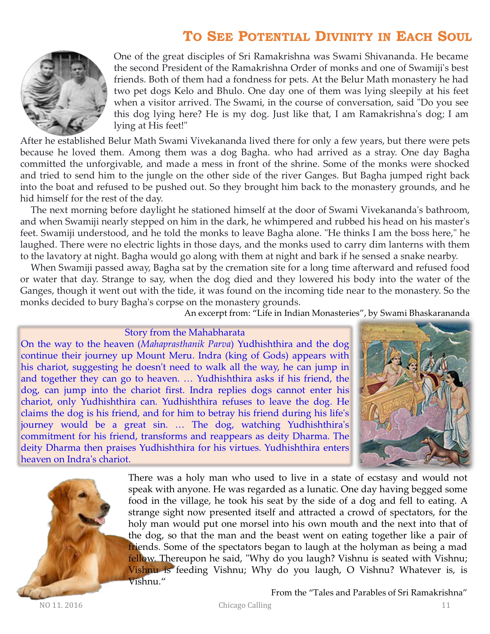 Chicago Calling ezine