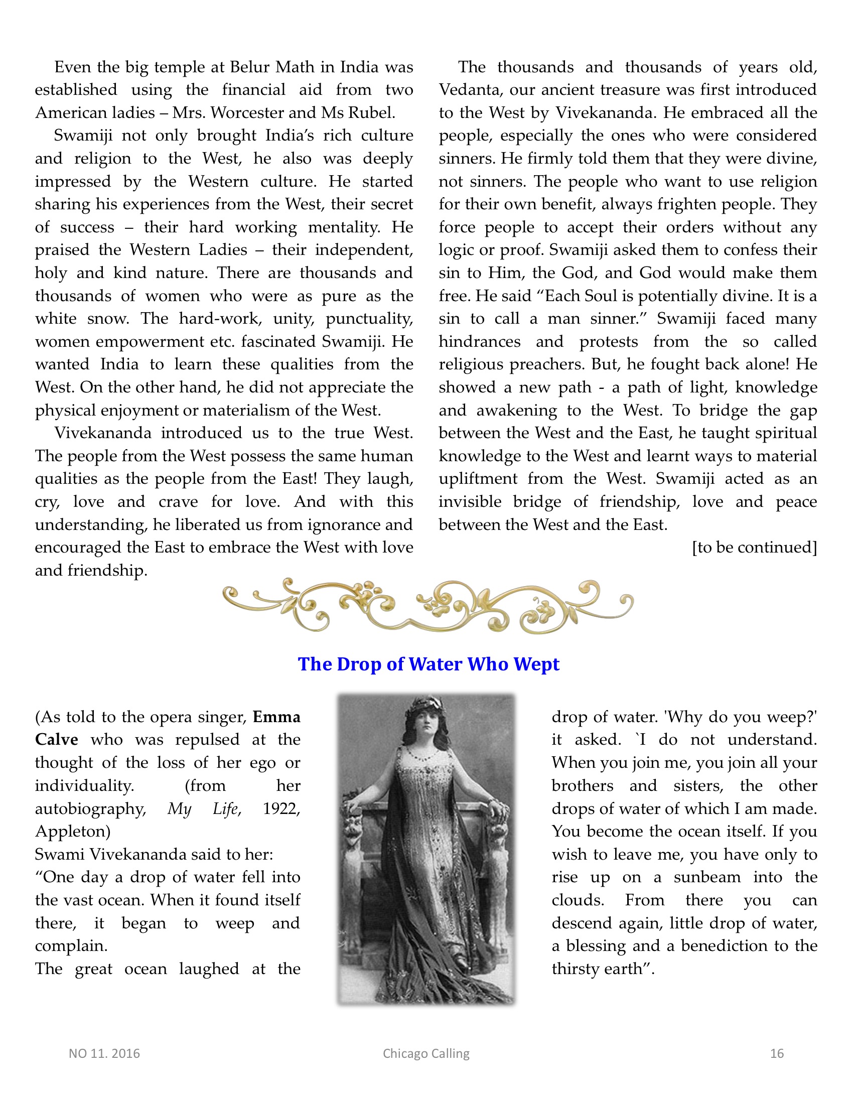 Chicago Calling ezine