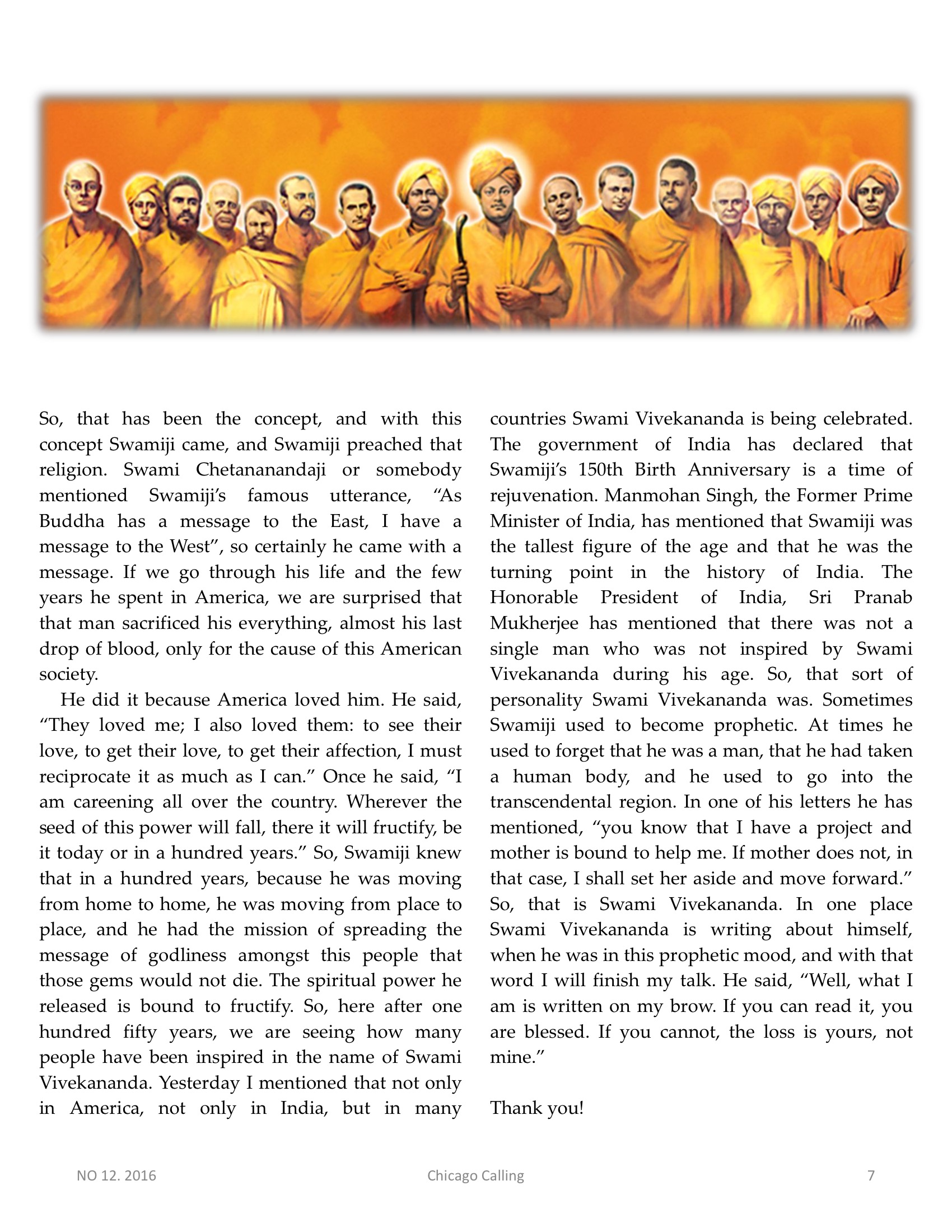 Chicago Calling ezine
