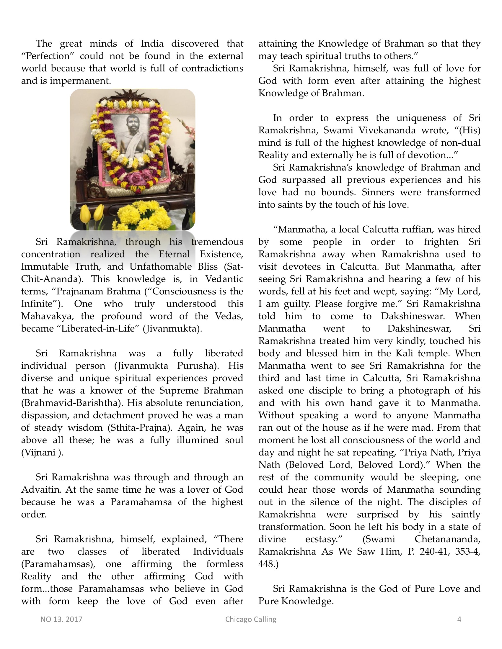 Chicago Calling ezine