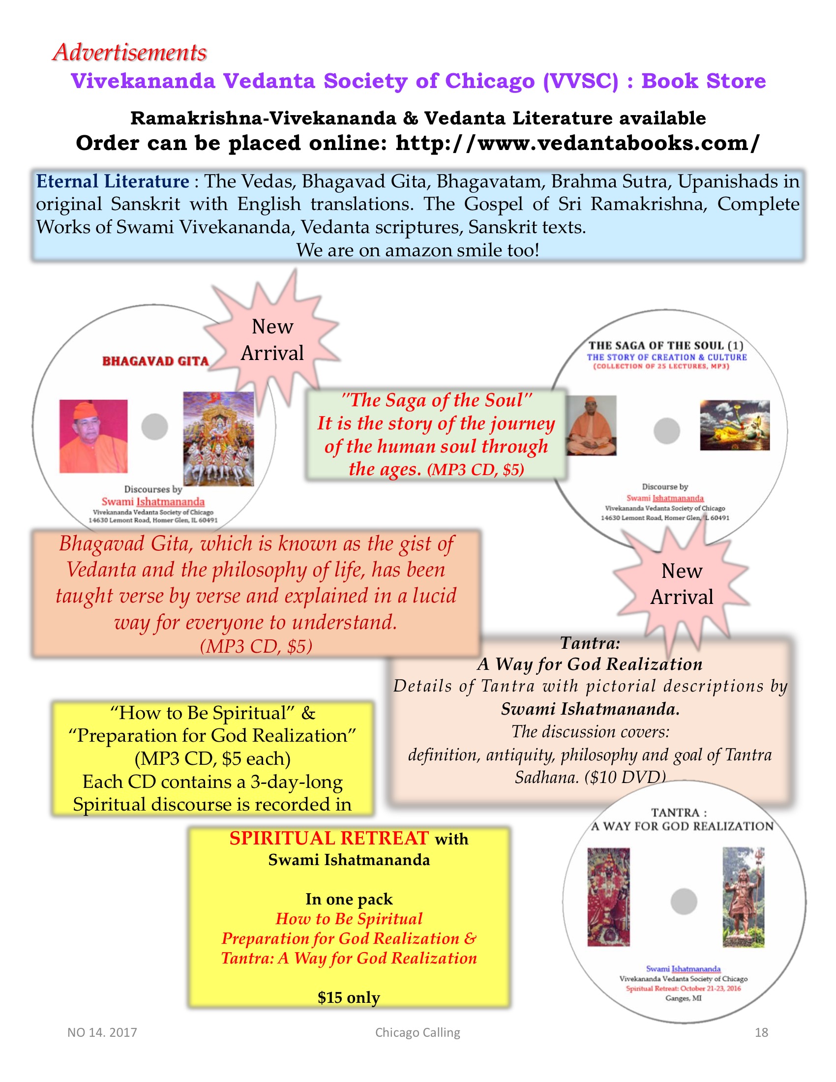 Chicago Calling ezine