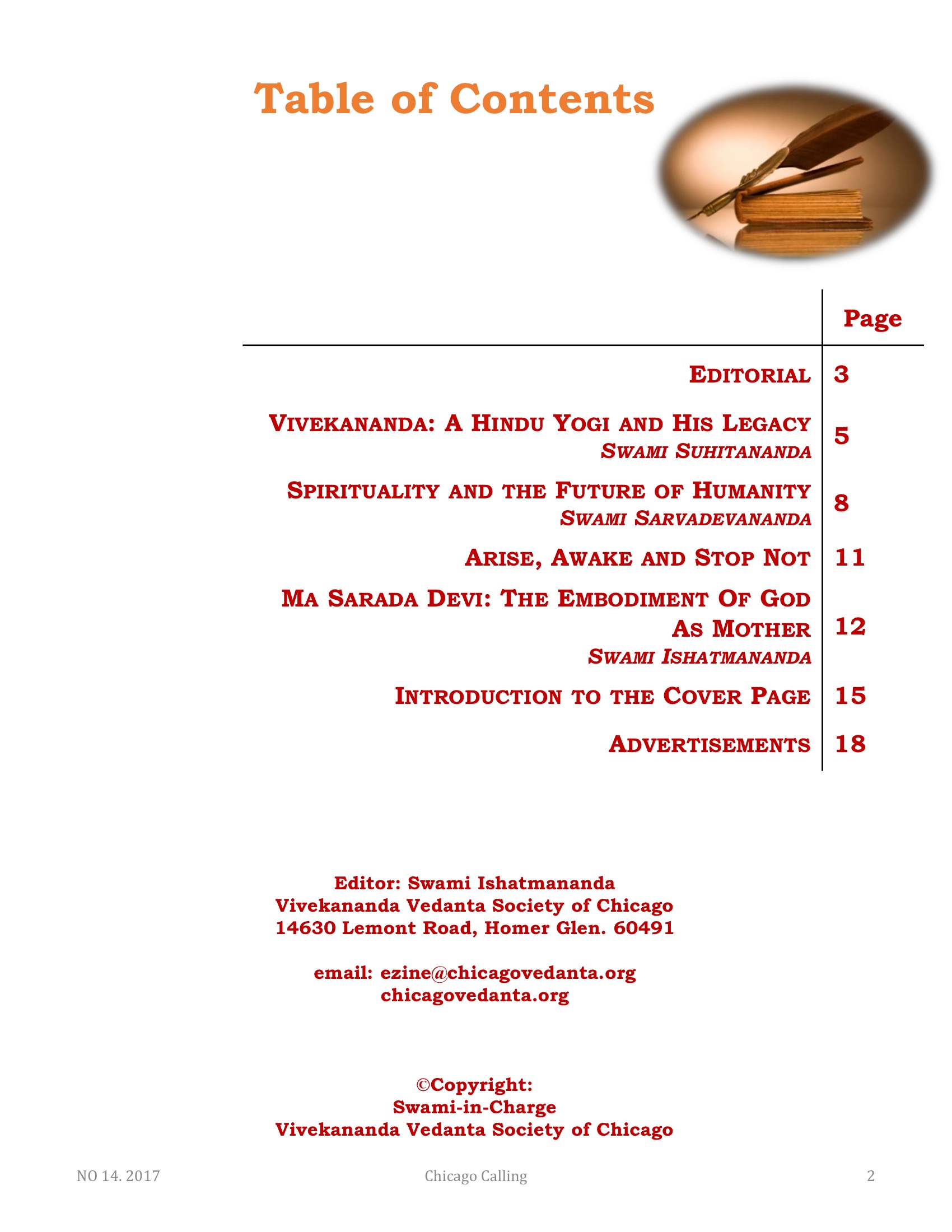 Chicago Calling ezine