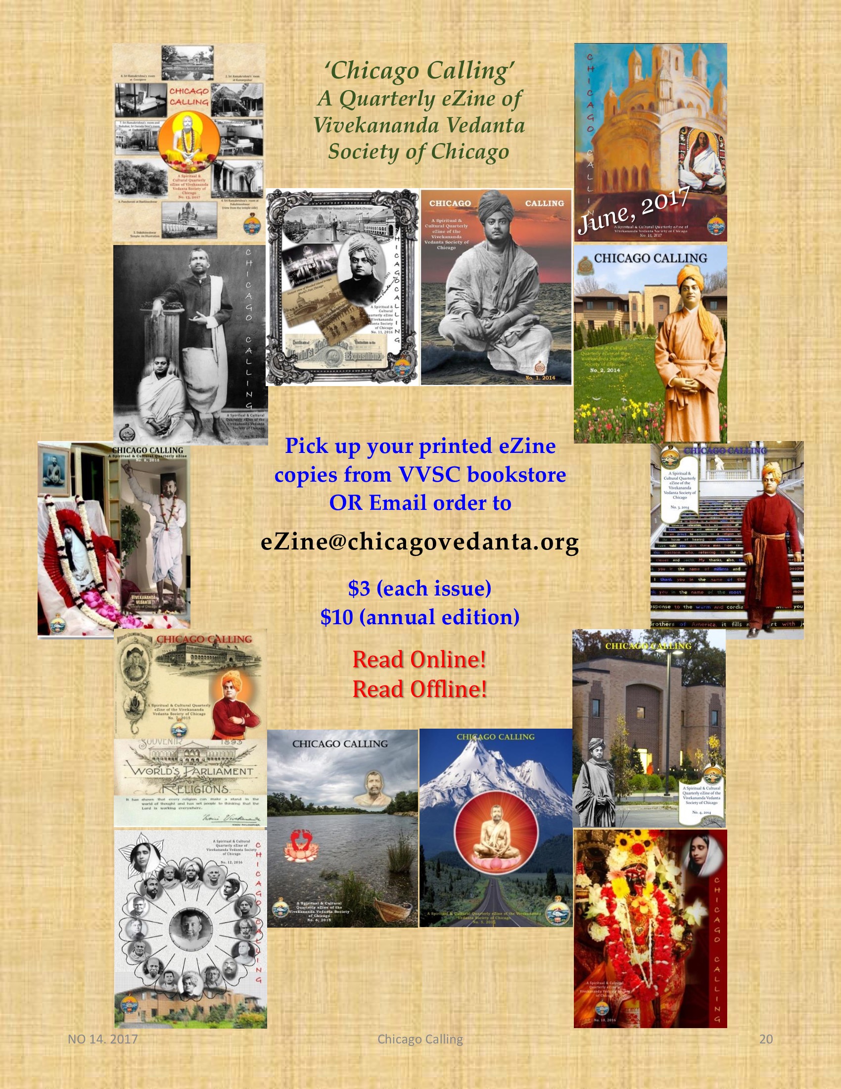 Chicago Calling ezine