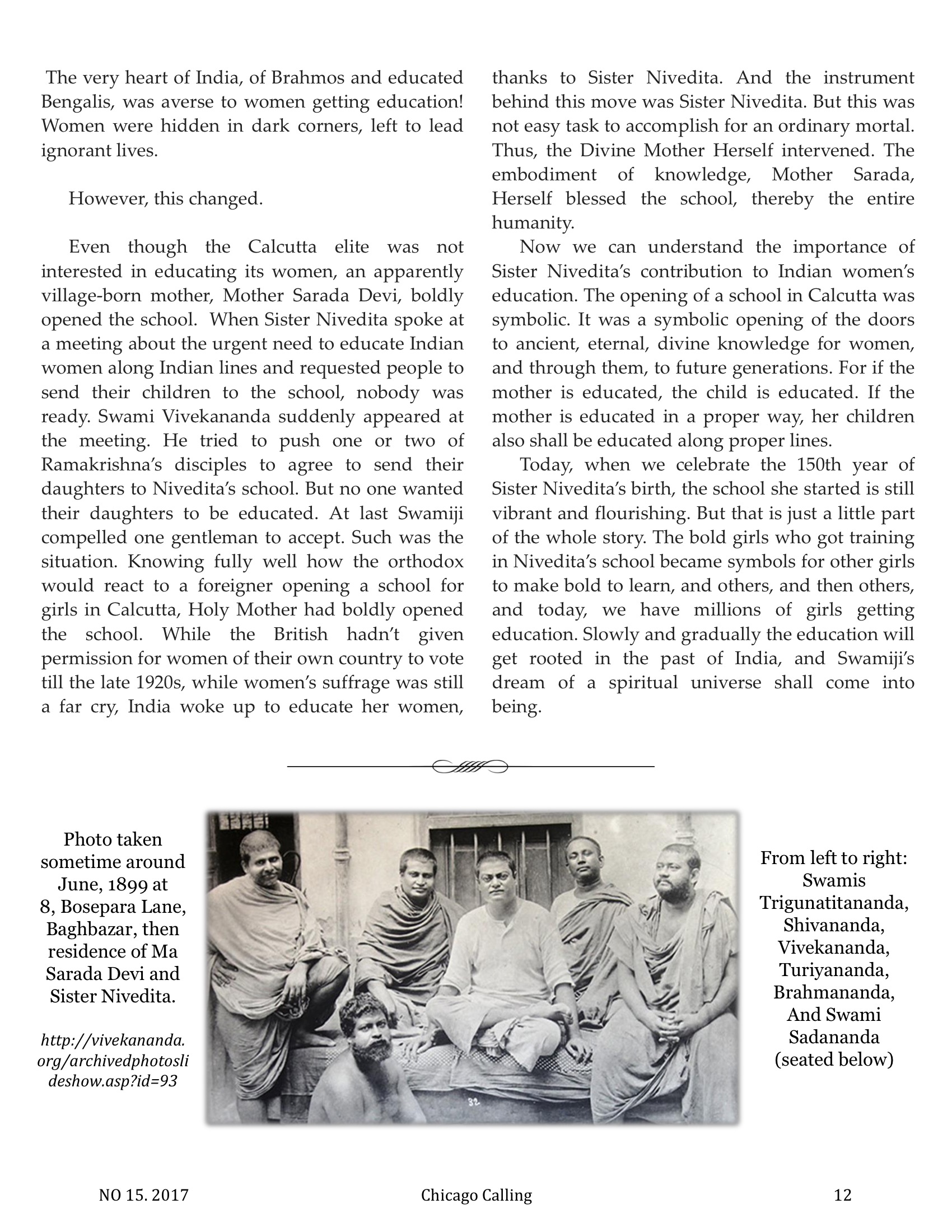 Chicago Calling ezine