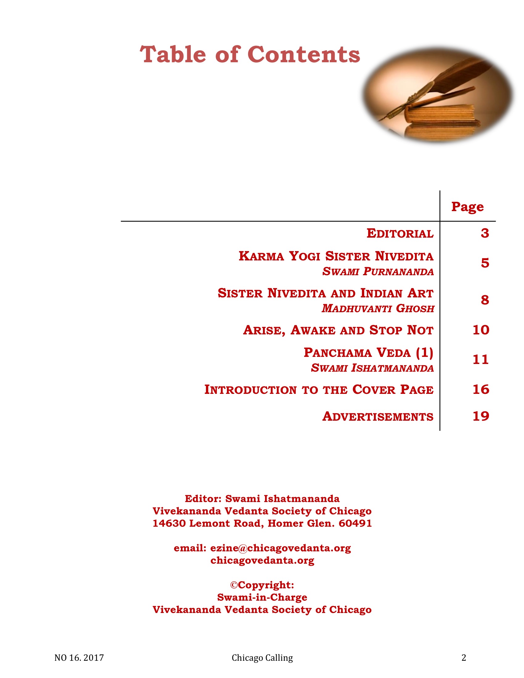 Chicago Calling ezine