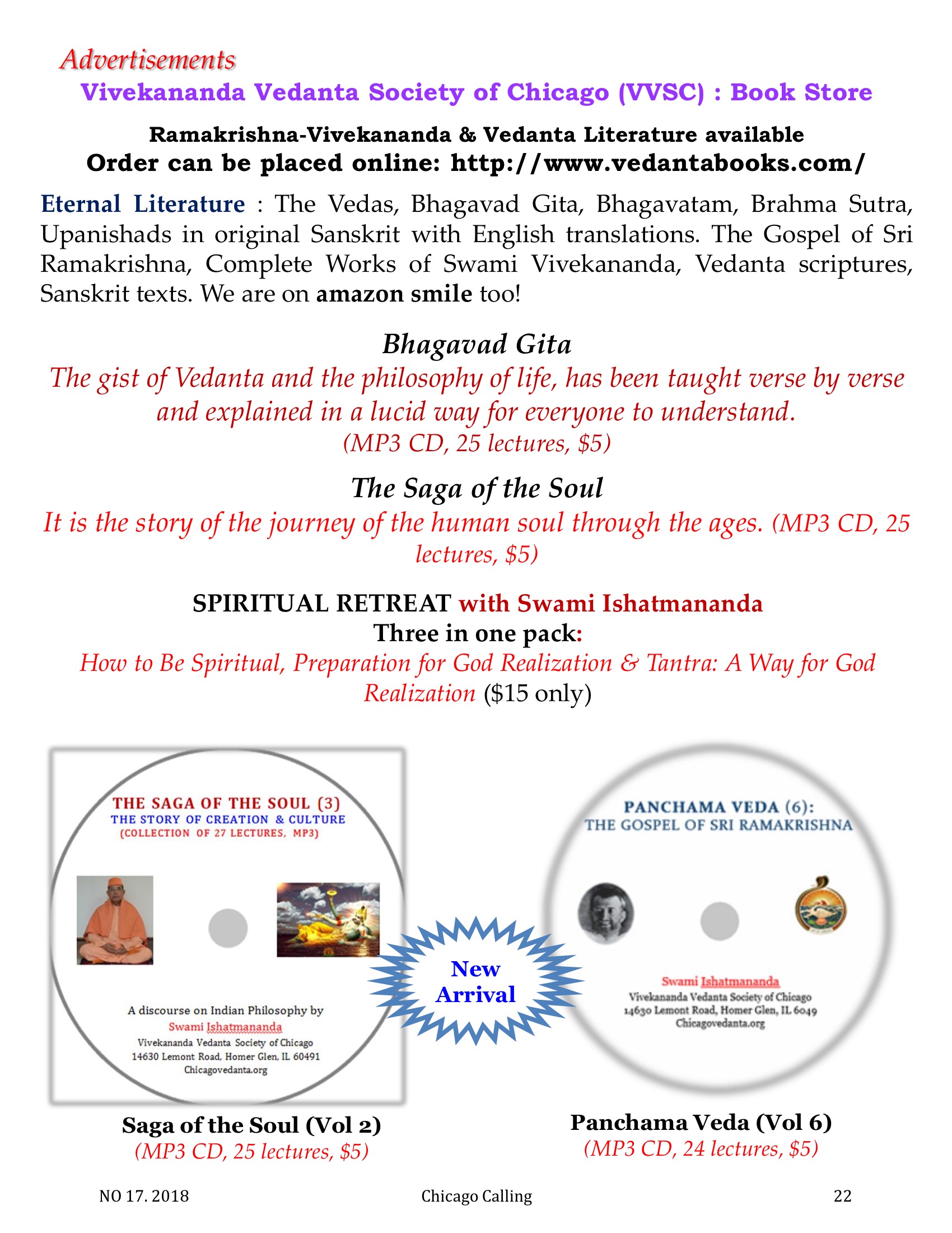 Chicago Calling ezine