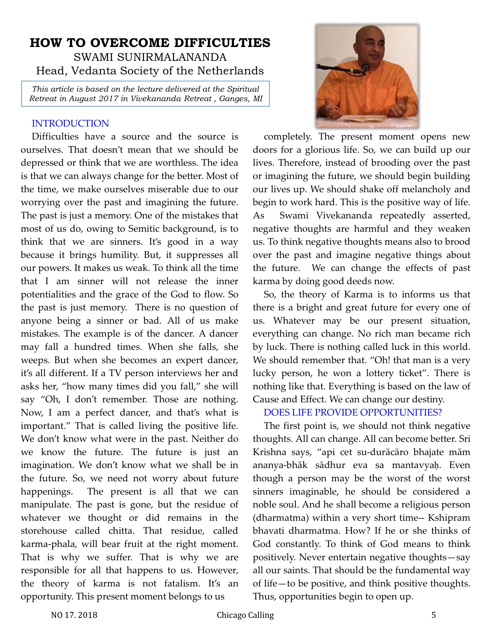Chicago Calling ezine