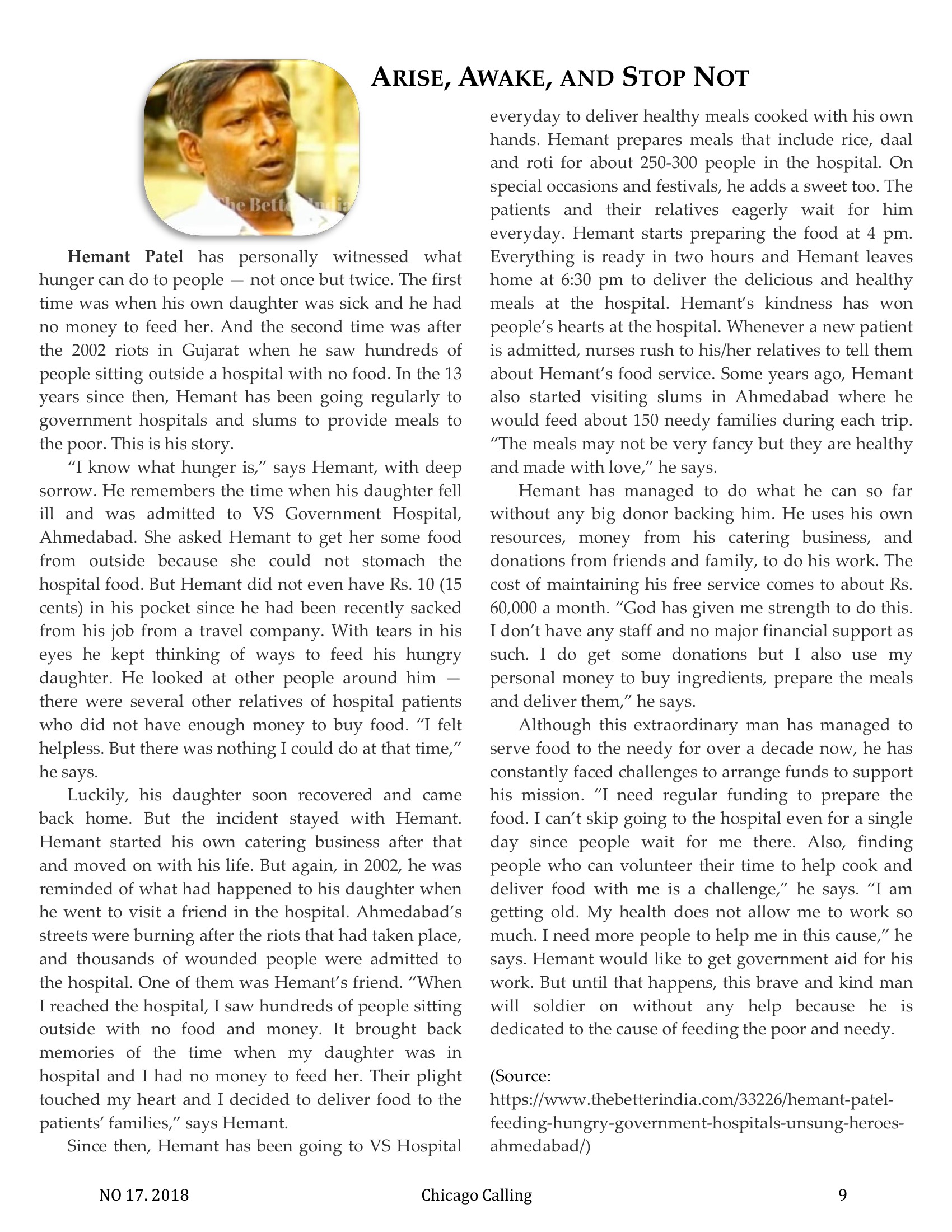 Chicago Calling ezine