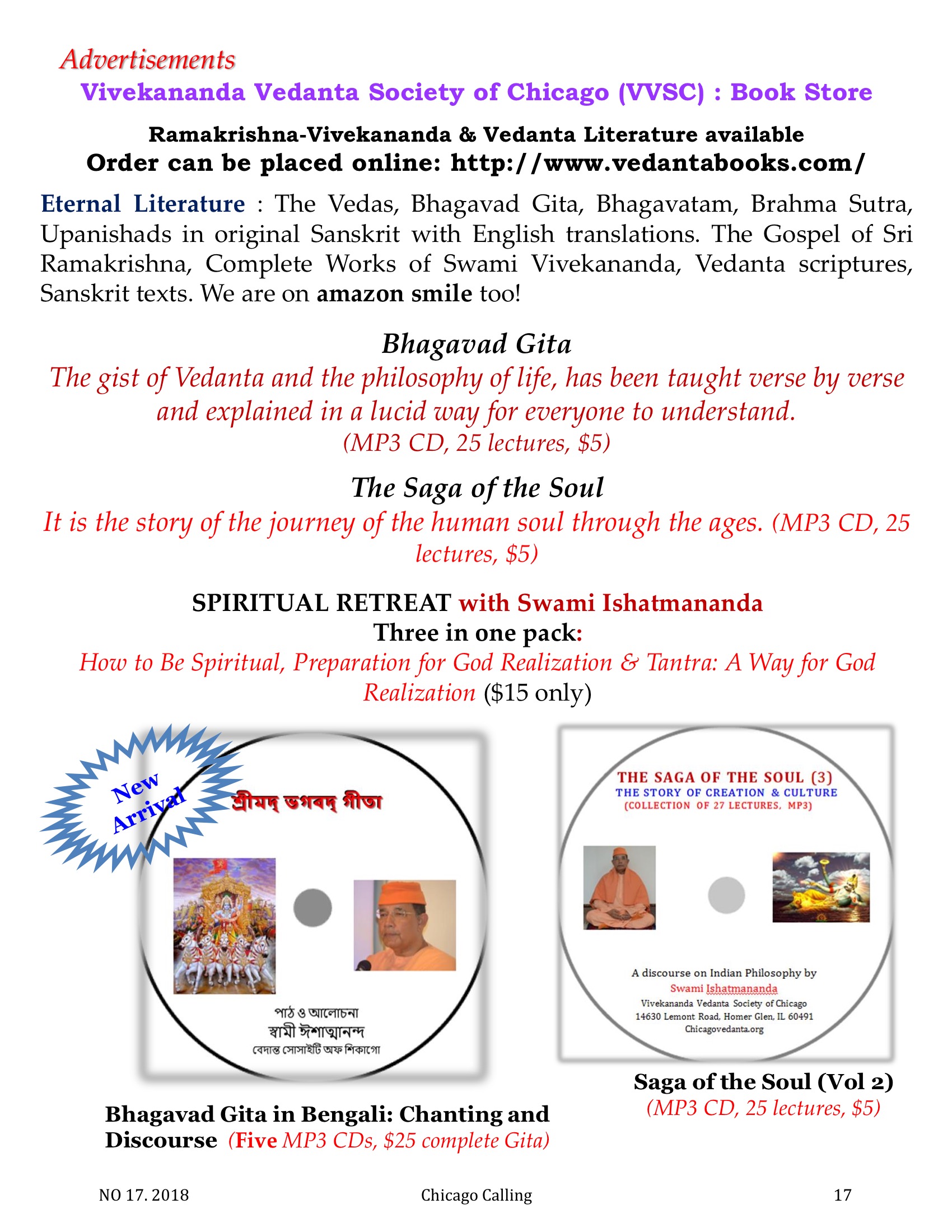 Chicago Calling ezine
