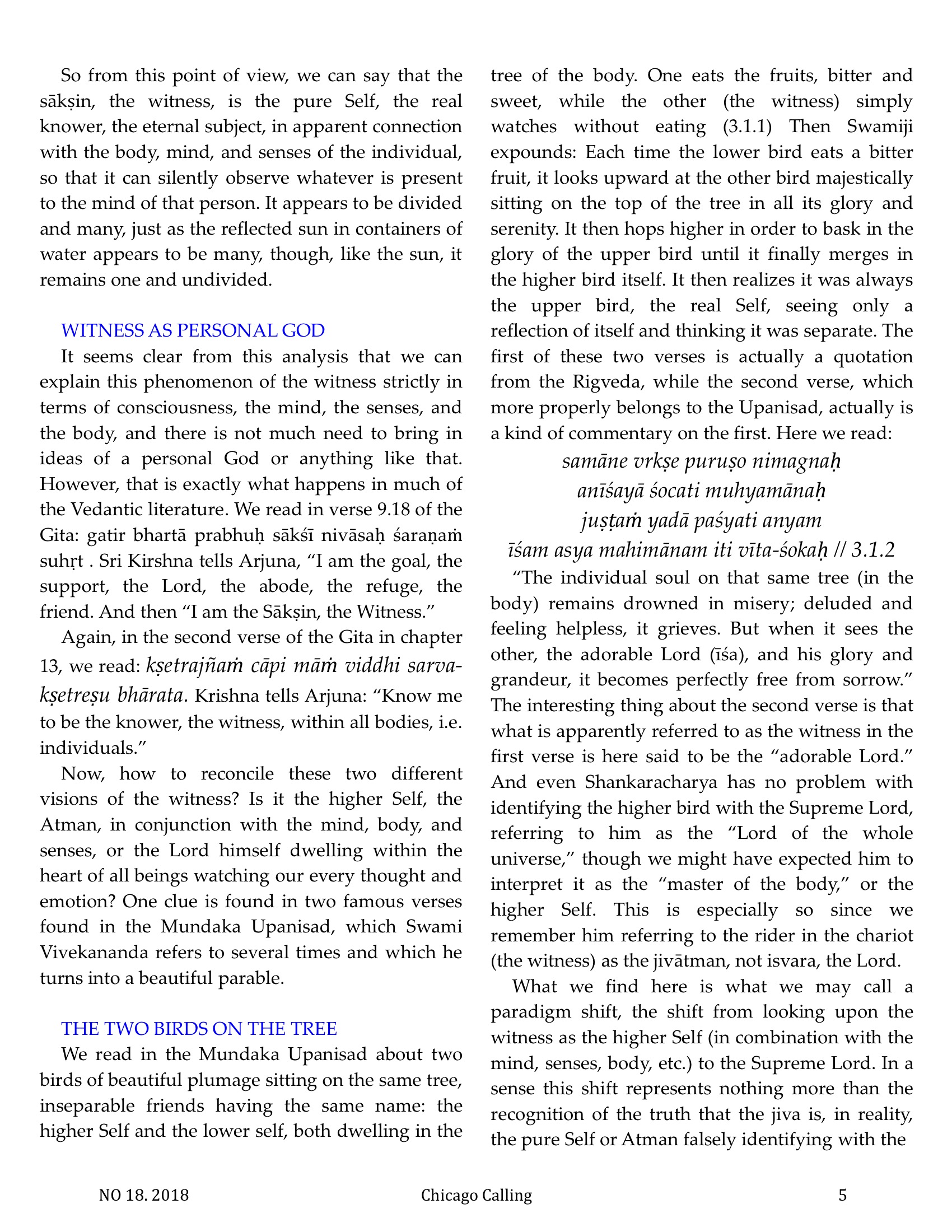 Chicago Calling ezine