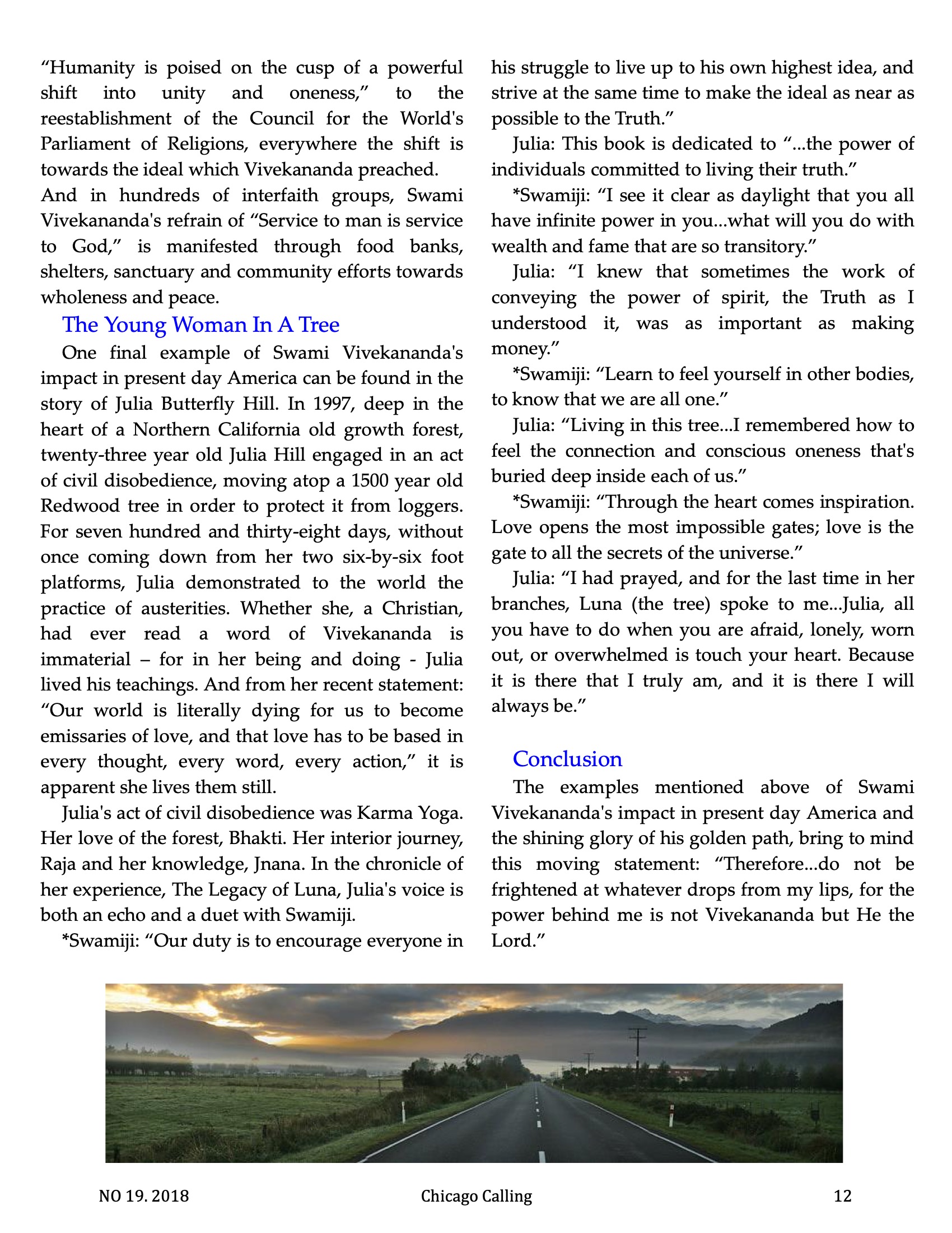 Chicago Calling ezine