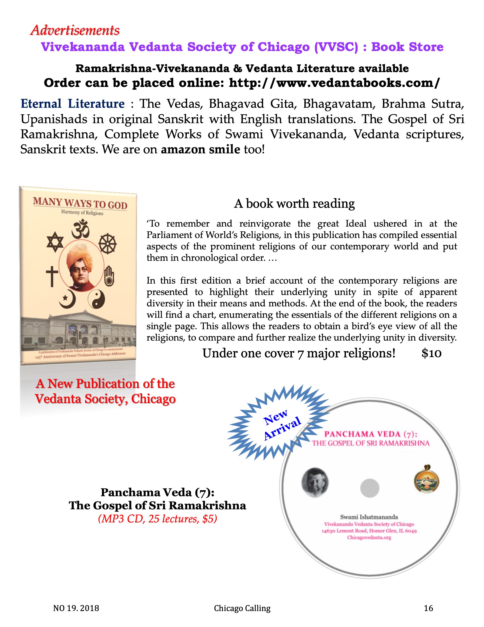 Chicago Calling ezine