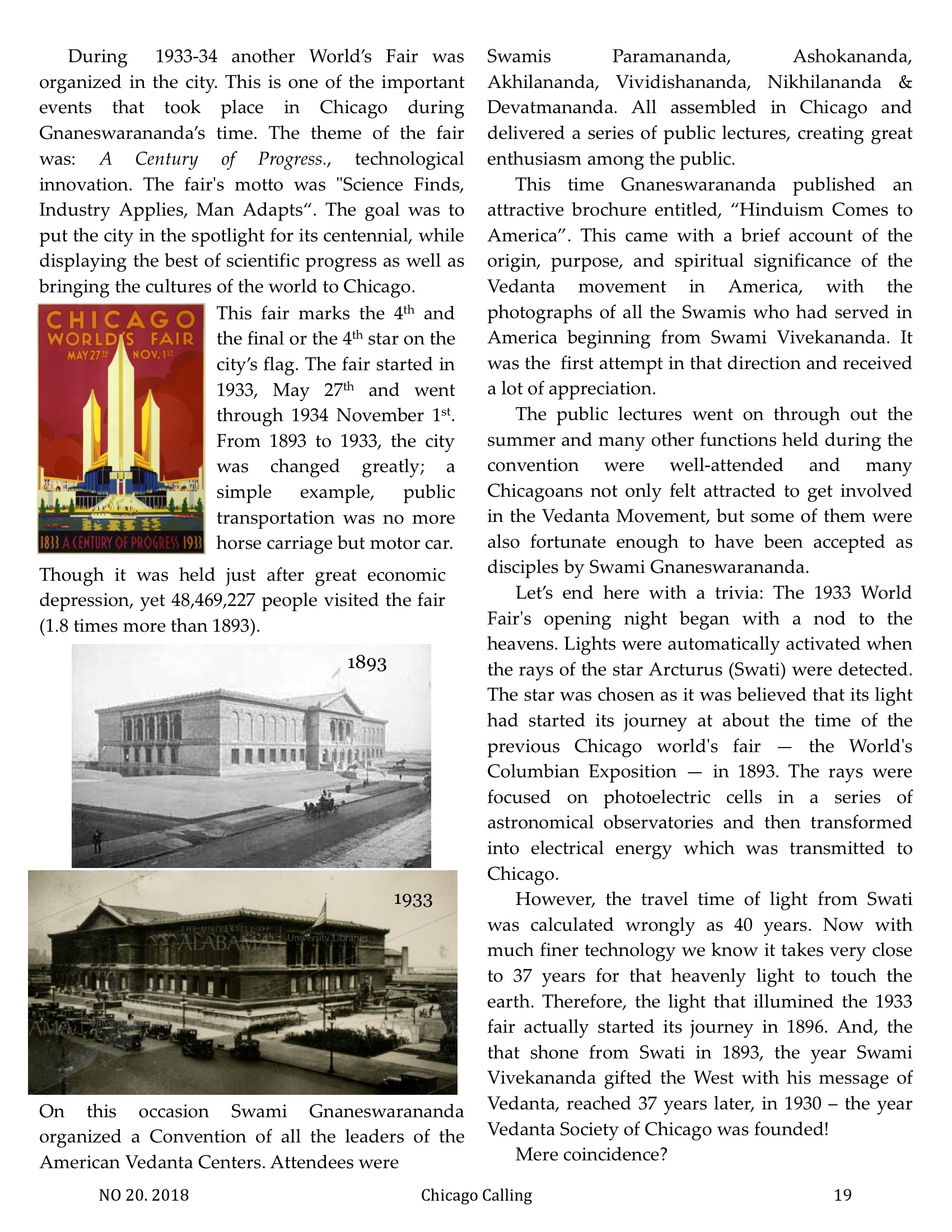 Chicago Calling ezine