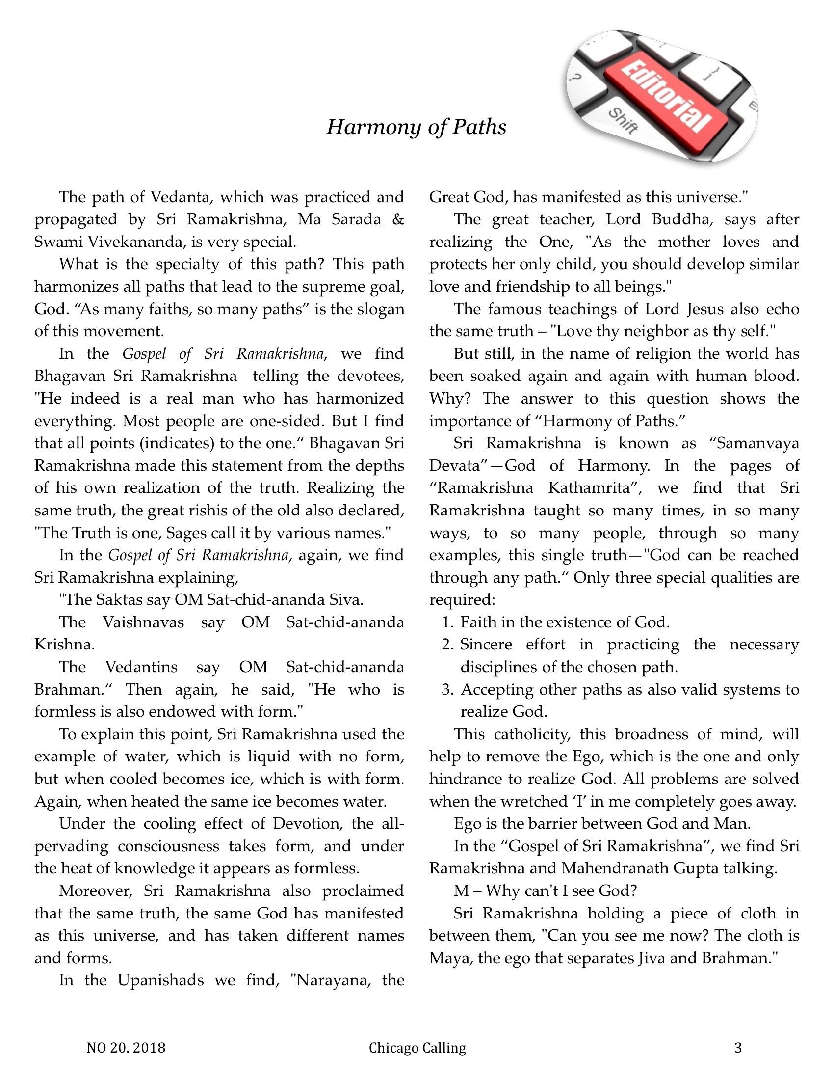 Chicago Calling ezine