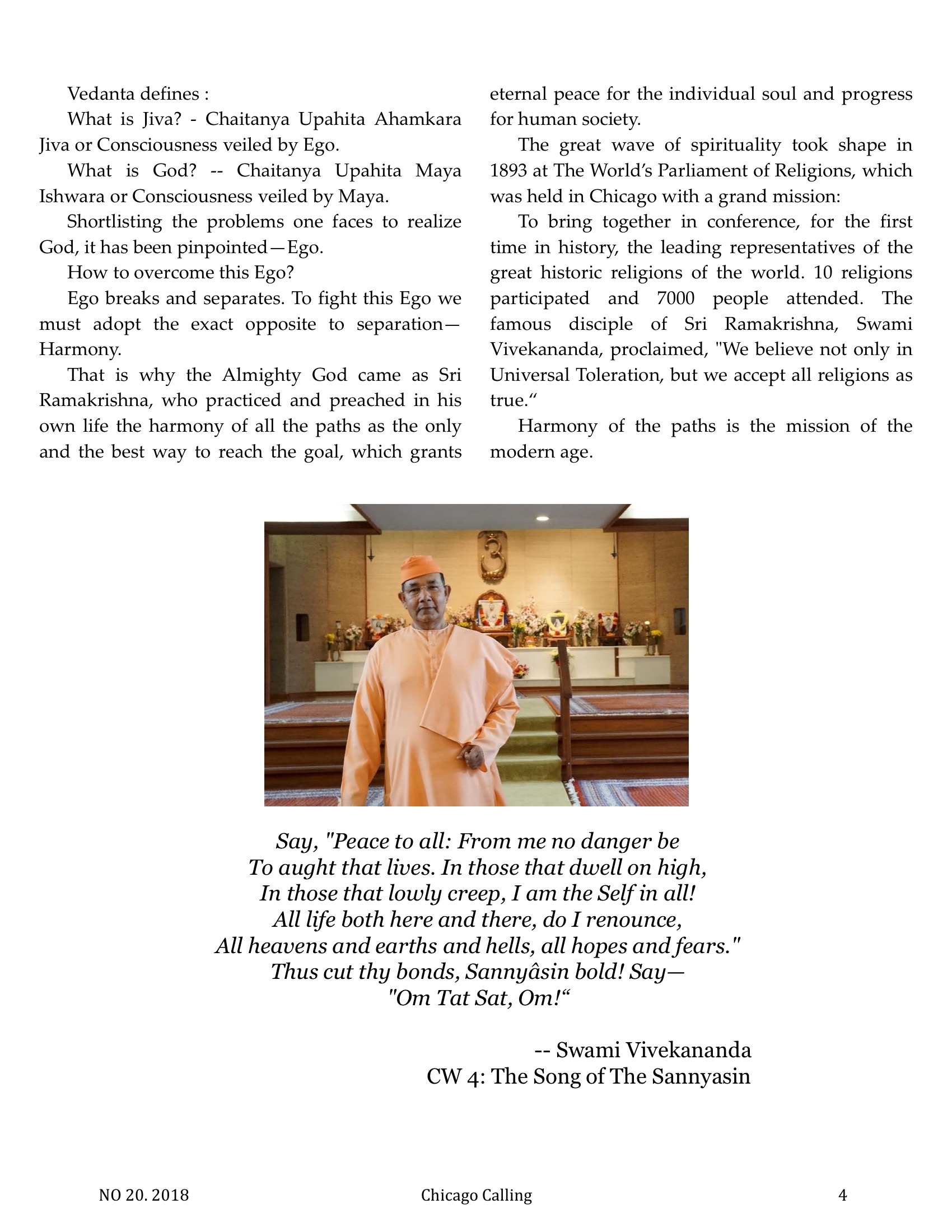 Chicago Calling ezine