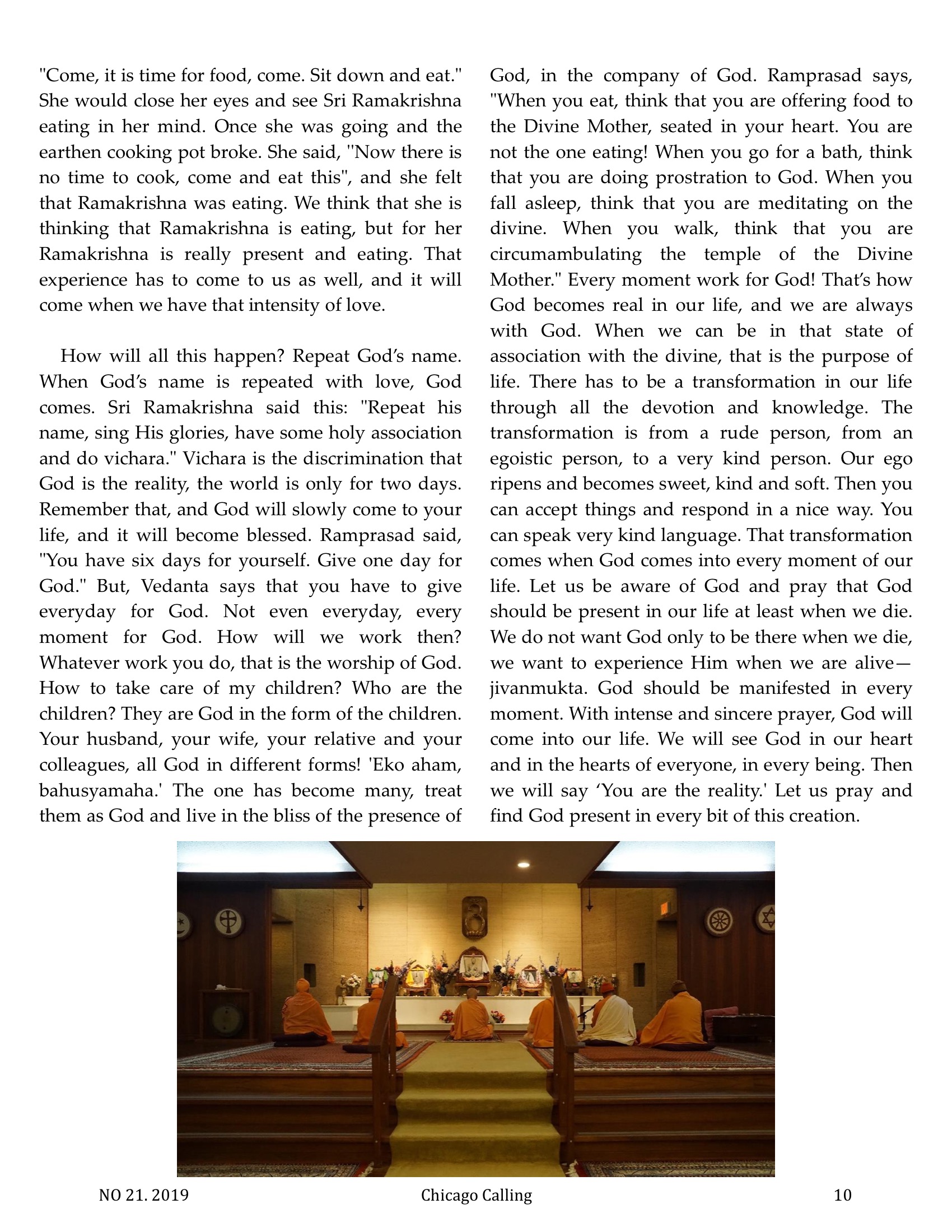 Chicago Calling ezine