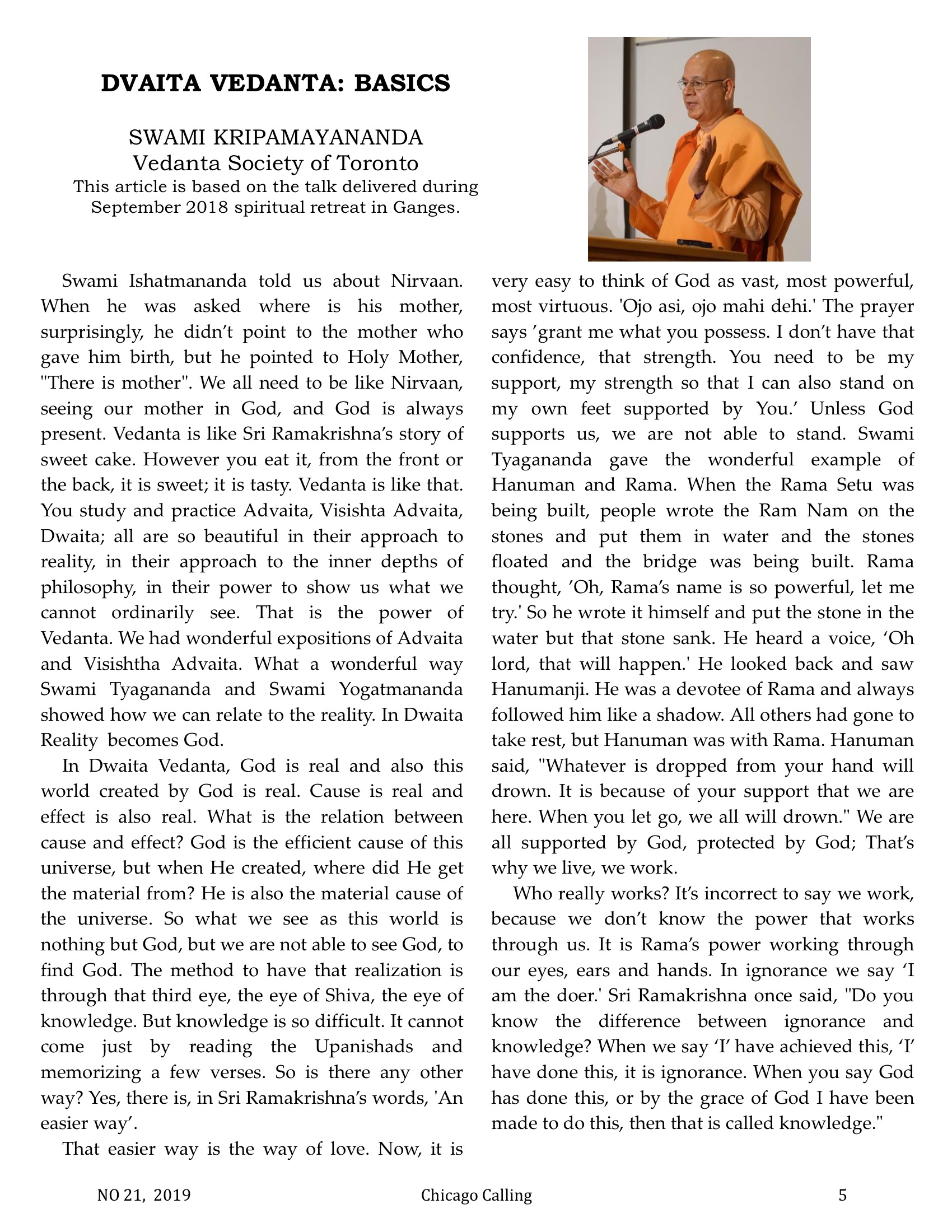 Chicago Calling ezine