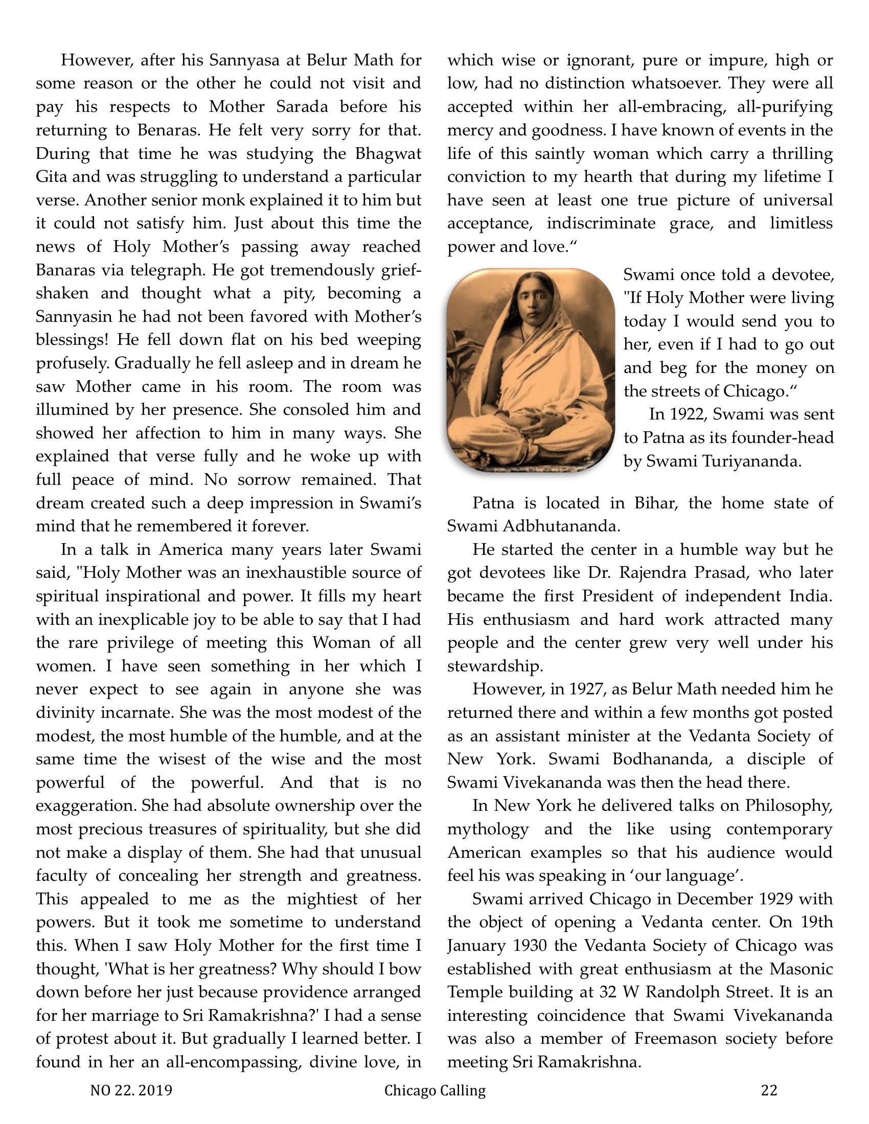 Chicago Calling ezine