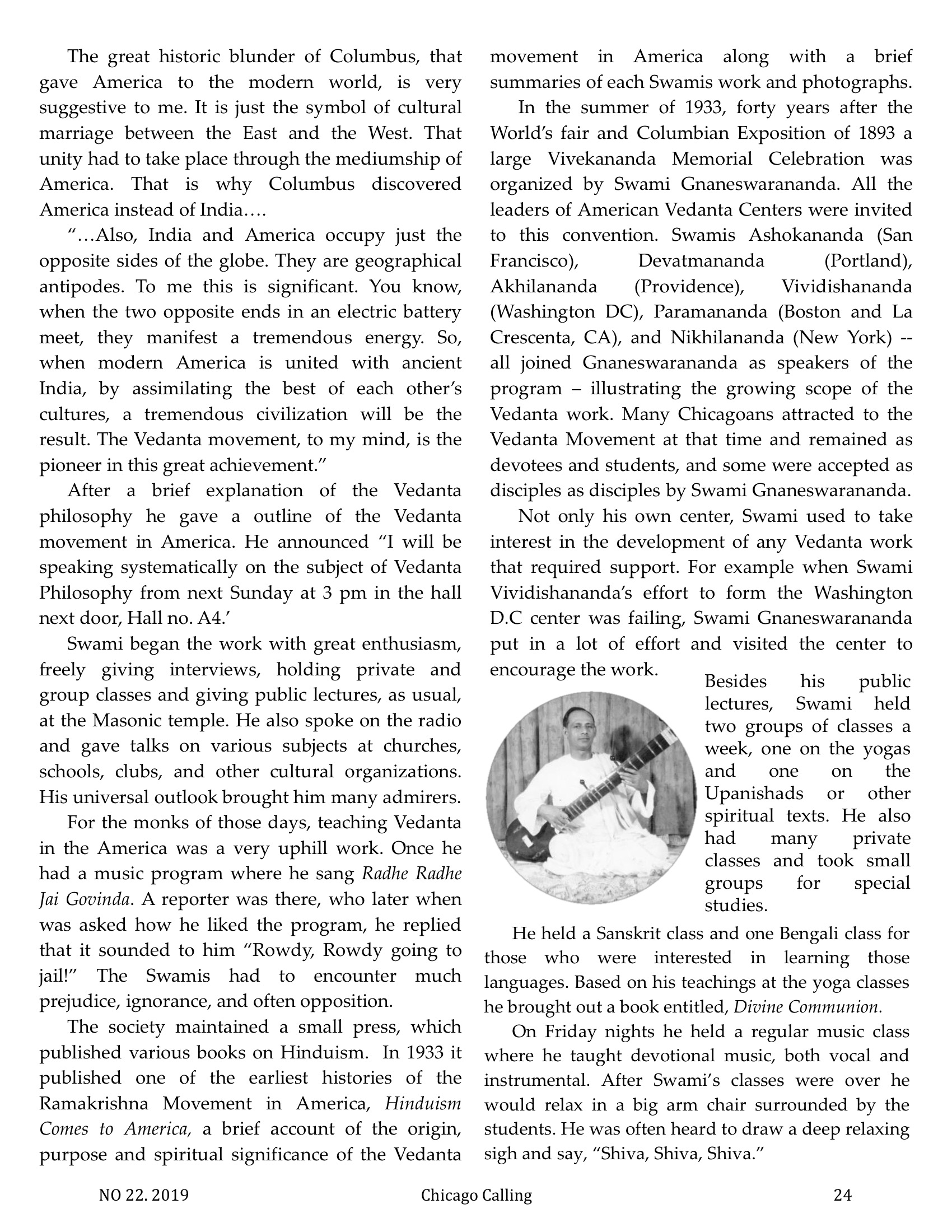 Chicago Calling ezine