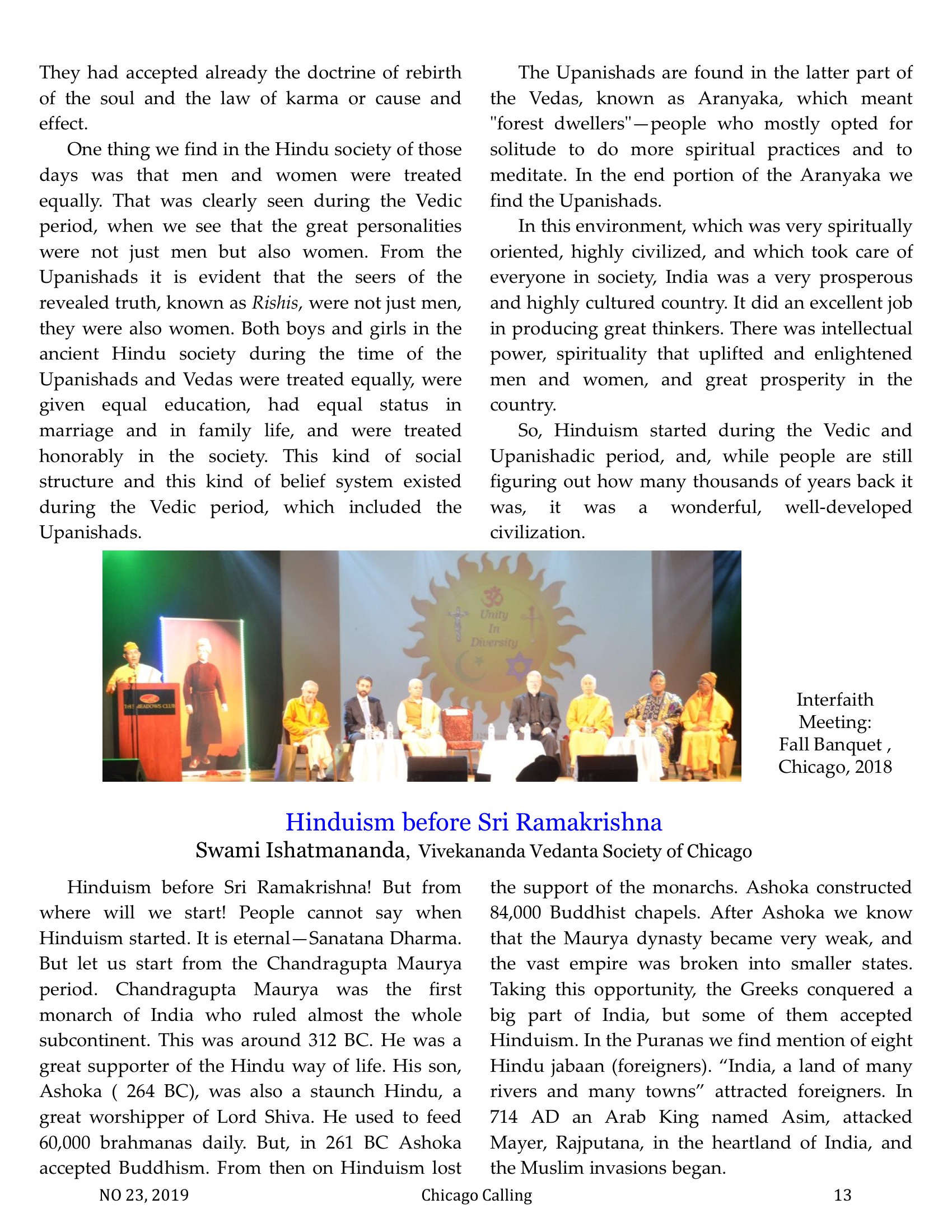 Chicago Calling ezine