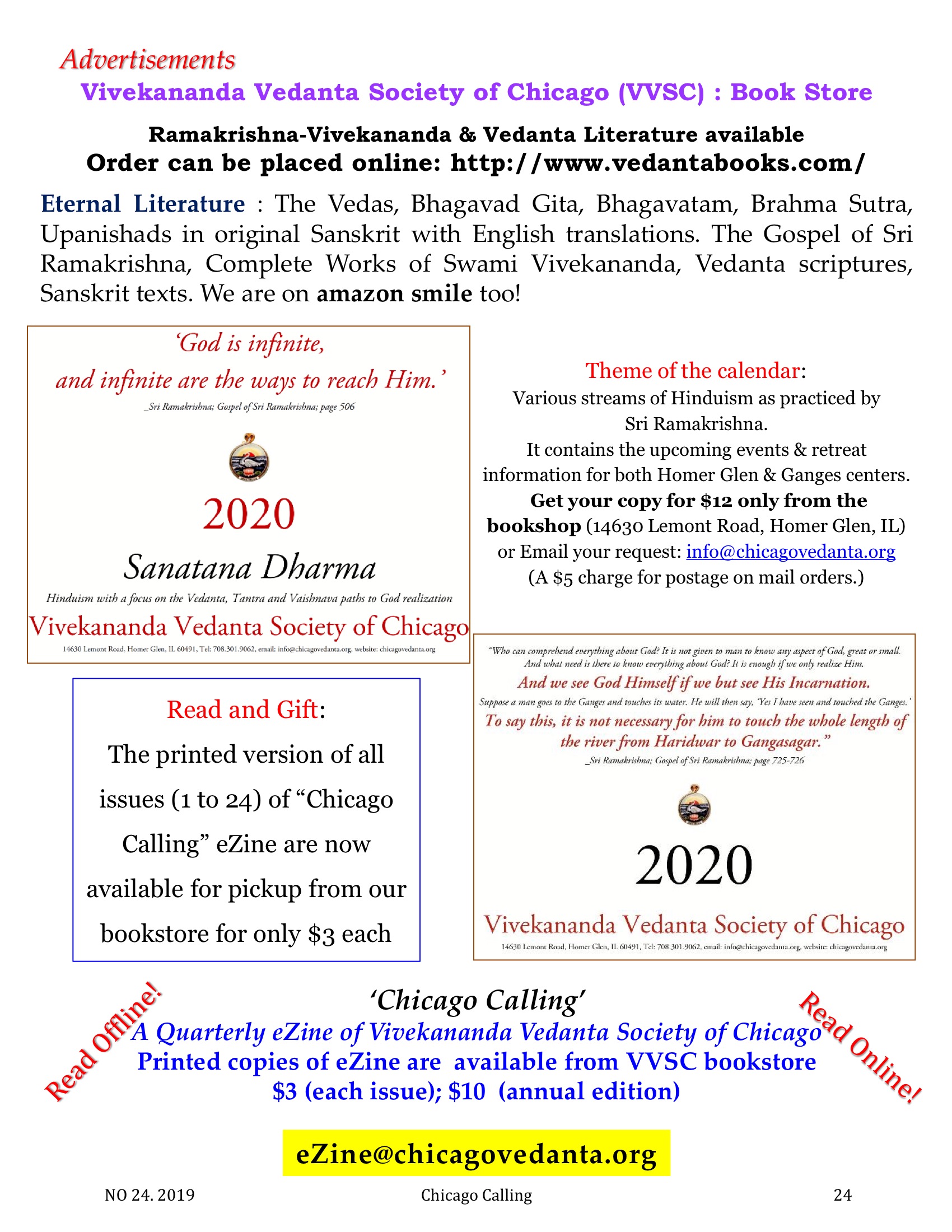 Chicago Calling ezine