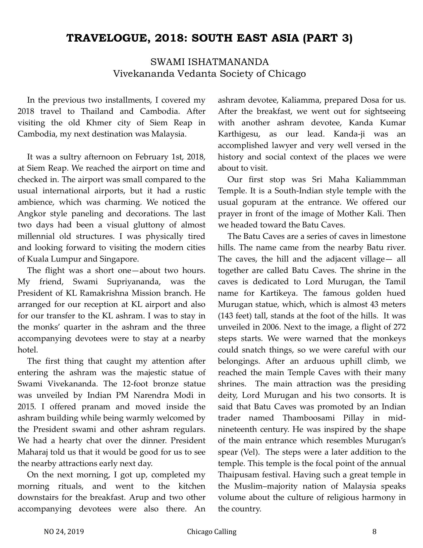 Chicago Calling ezine
